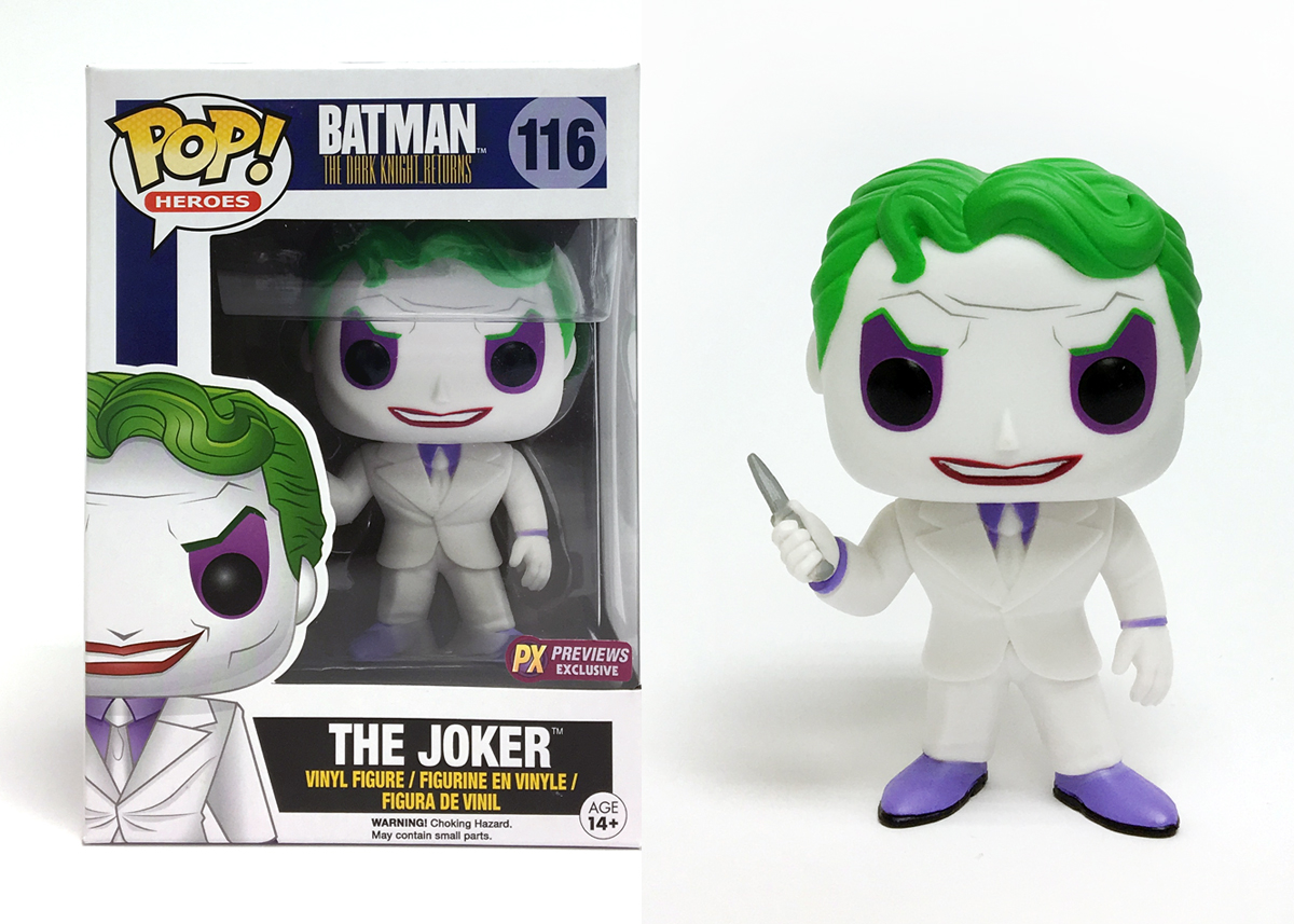 JUL162706 - POP DC HEROES DKR JOKER PX VINYL FIG - Previews World