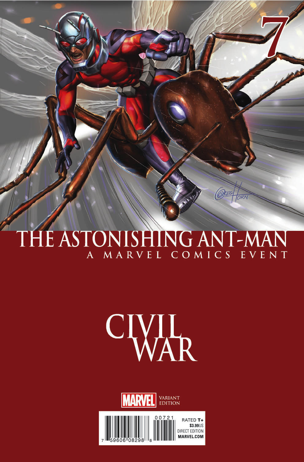 AUG150726 - ASTONISHING ANT-MAN #1 COSPLAY VAR - Previews World