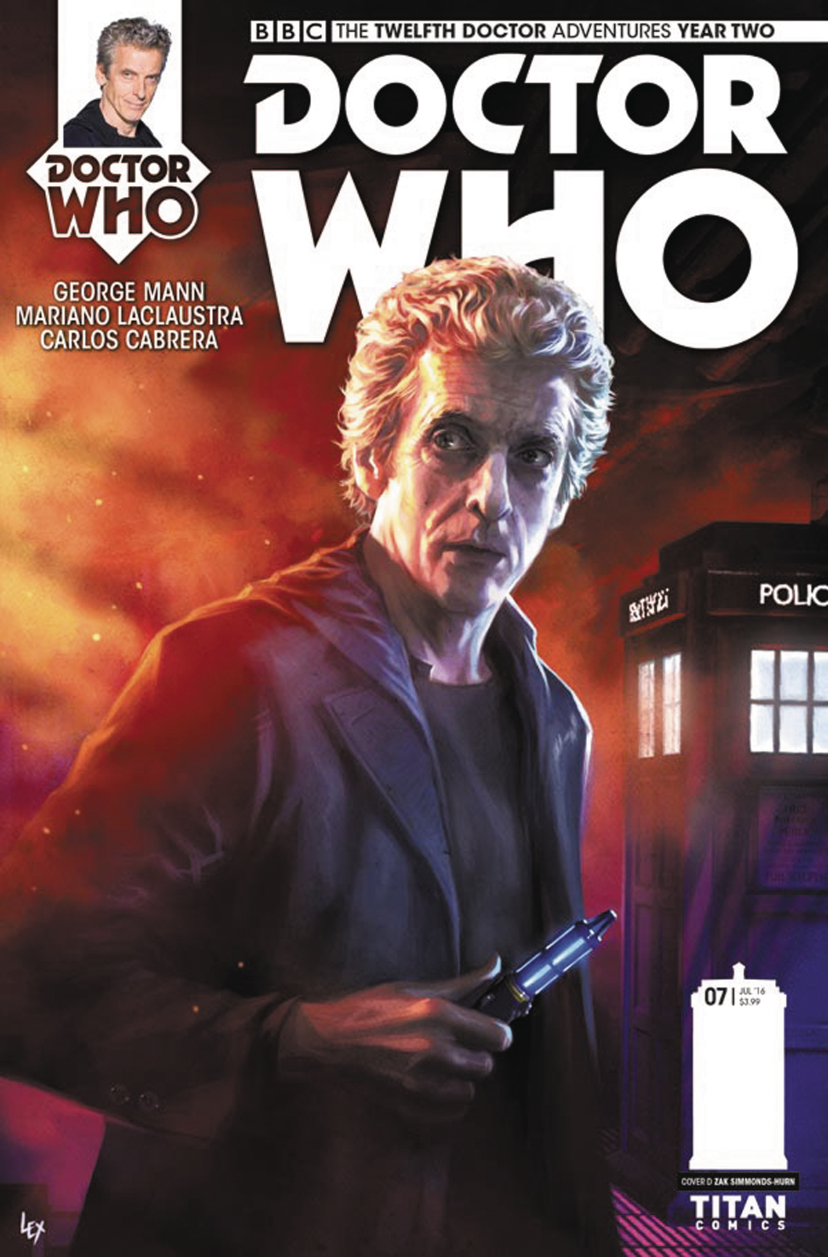 DOCTOR WHO 12TH YEAR TWO #7 CVR A RONALD