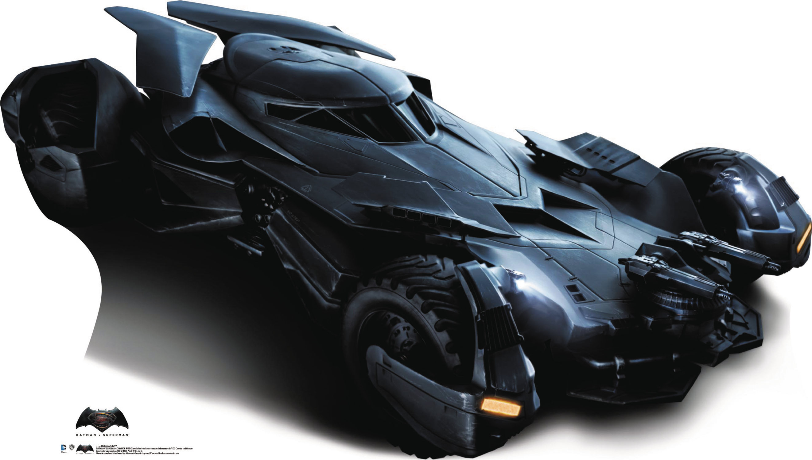 DEC158268 - BATMAN VS SUPERMAN BATMOBILE STANDUP - Previews World