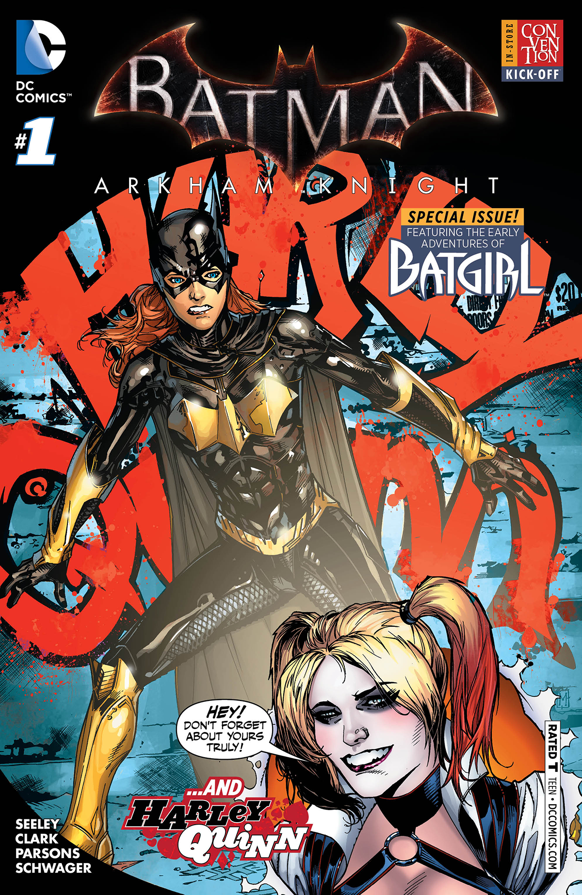 DEC158276 - ARKHAM KNIGHT BATGIRL HARLEY #1 CON KICKOFF 2016 VAR - Previews  World