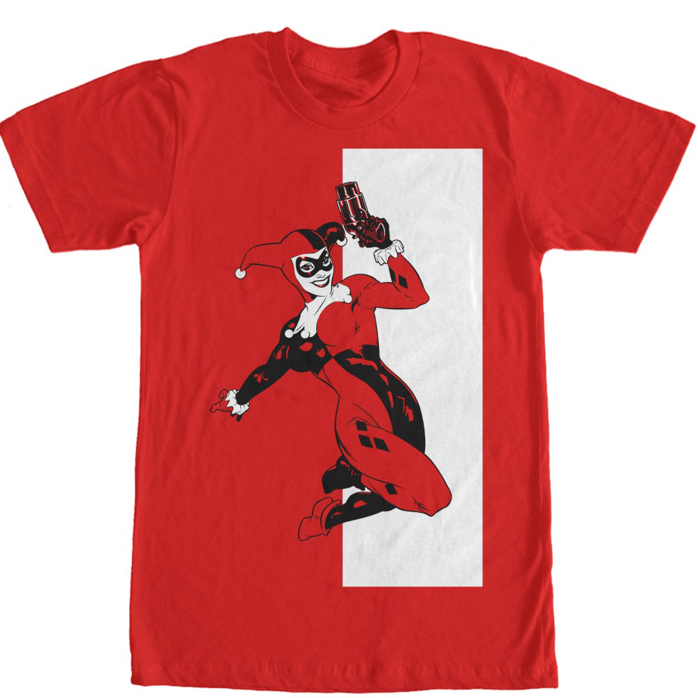 MAR162200 - DC HARLEY SMILES RED T/S XL - Previews World