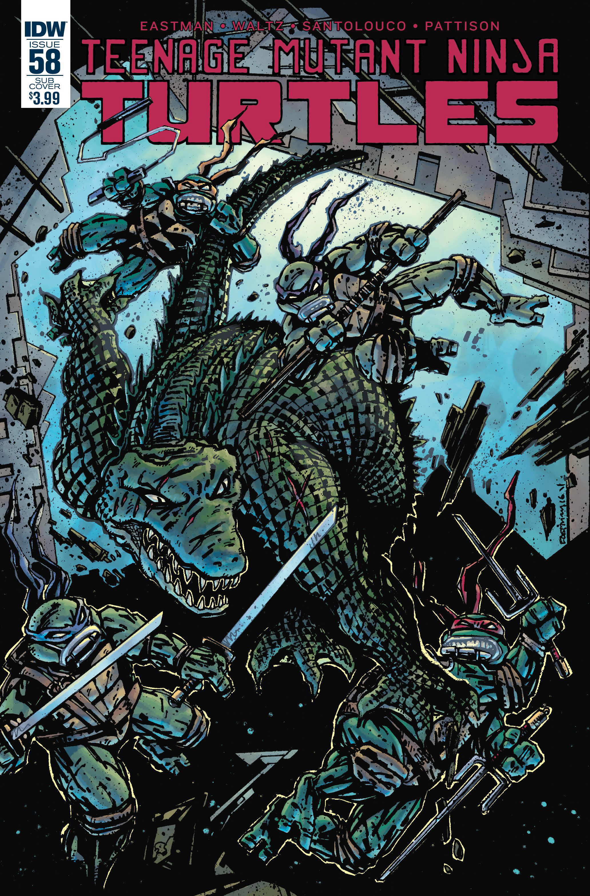 TMNT ONGOING #58 SUBSCRIPTION VAR