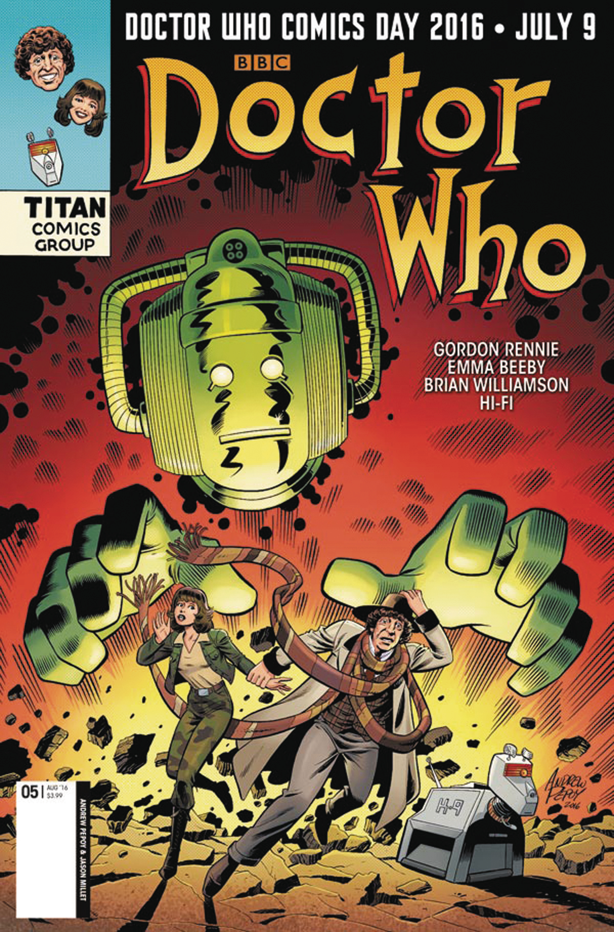 DOCTOR WHO 4TH #4 (OF 5) CVR F DOCTOR WHO DAY