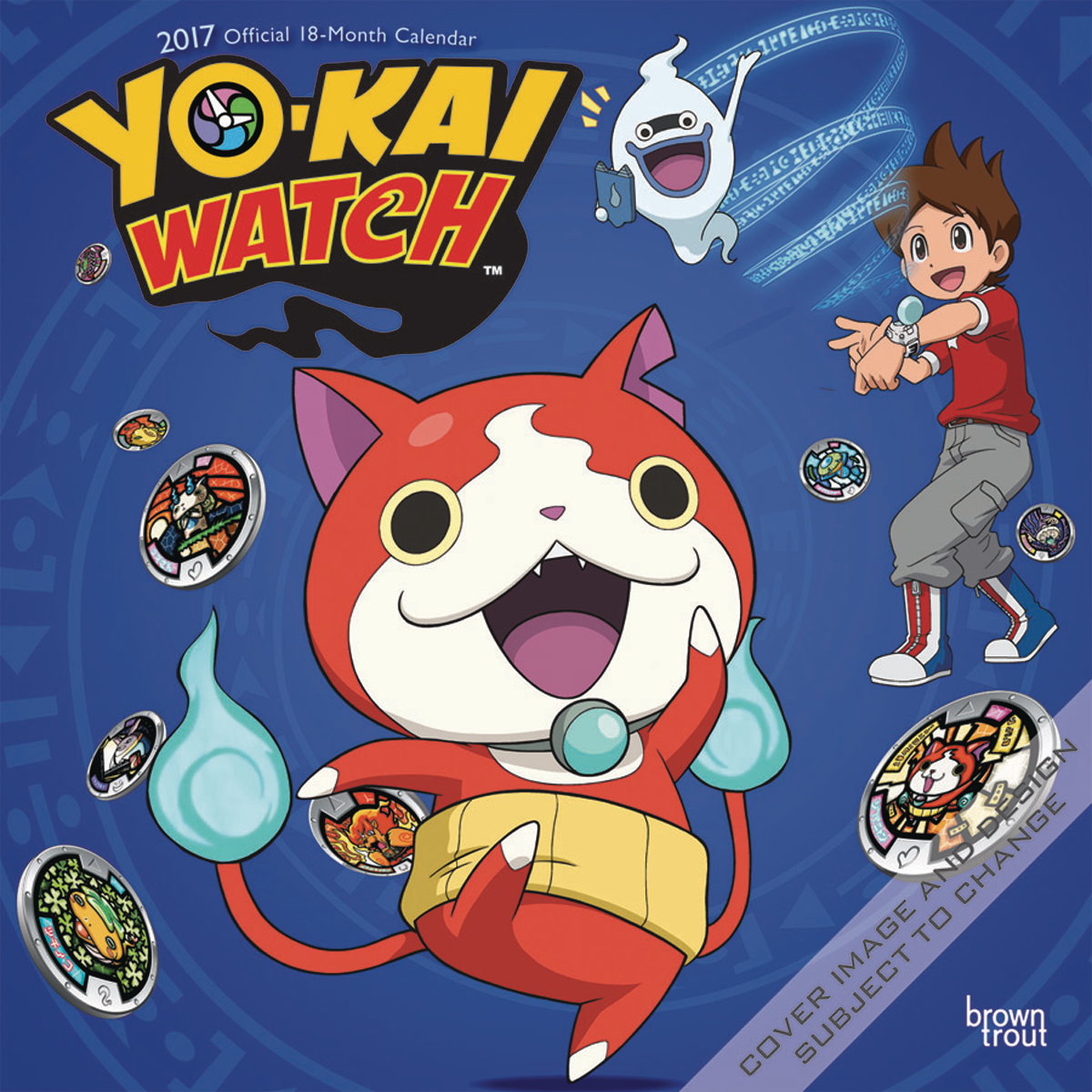 APR162313 YOKAI WATCH 2017 WALL CALENDAR Previews World