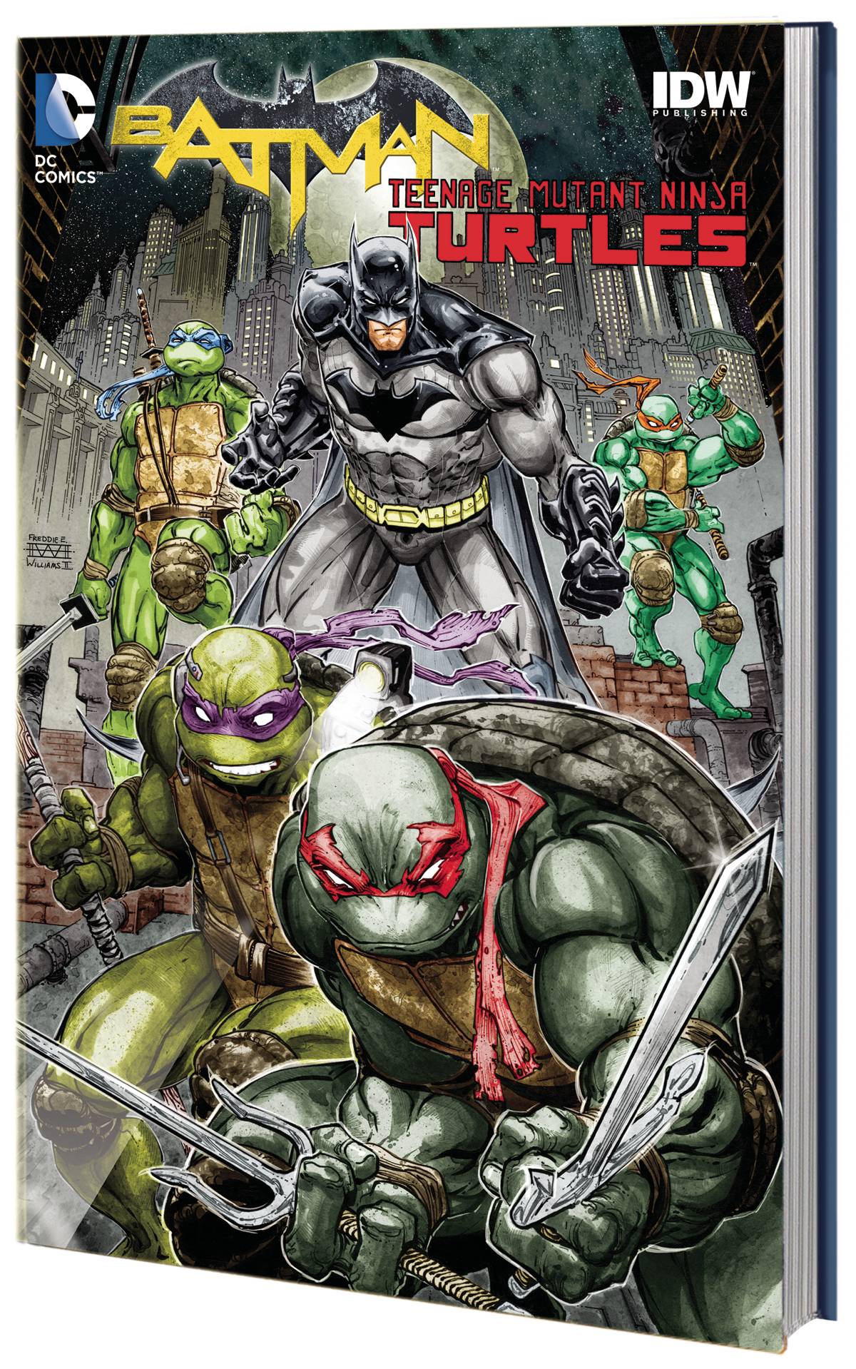 APR160380 - BATMAN TEENAGE MUTANT NINJA TURTLES HC - Previews World