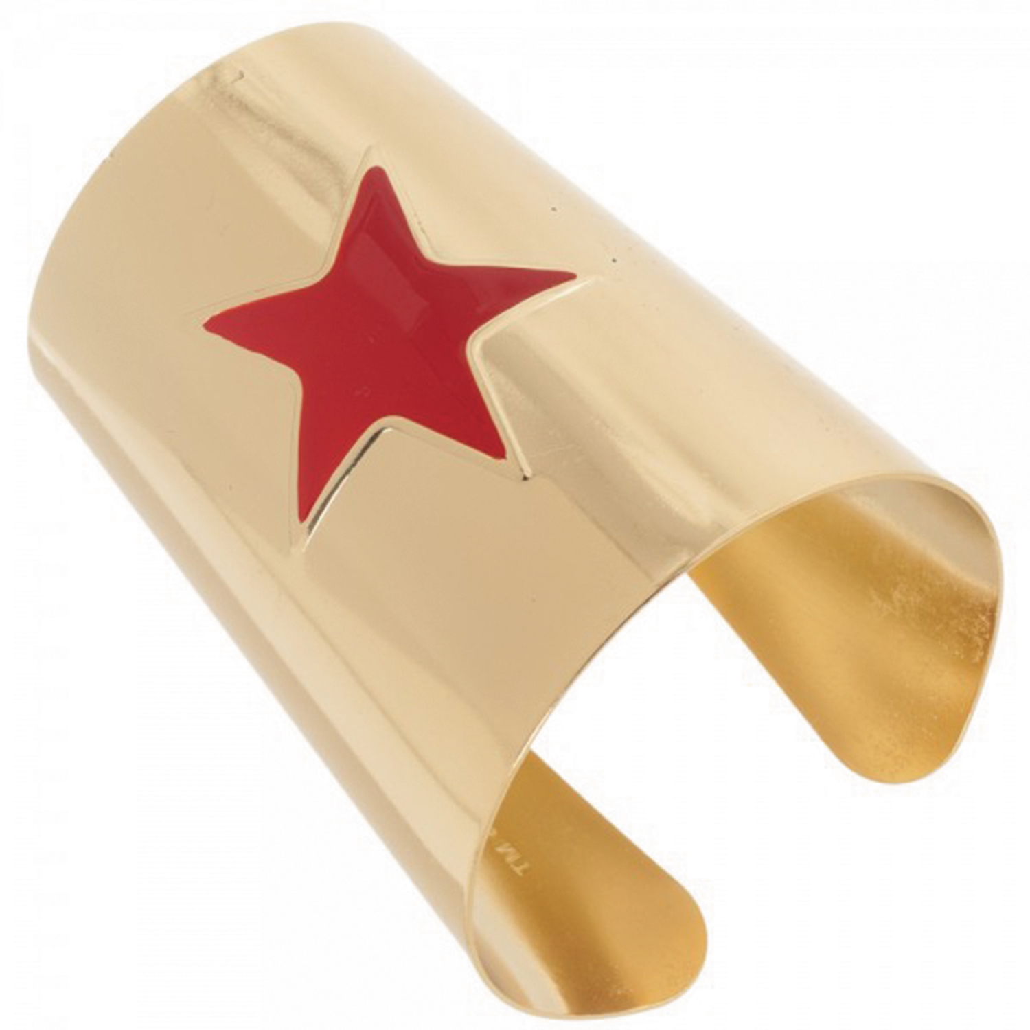 FEB DC WONDER WOMAN GOLD PK CUFF BRACELET O A Previews World