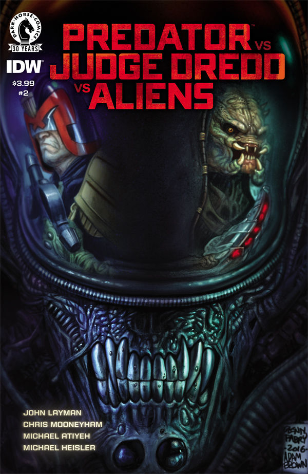 JUN160031 - PREDATOR VS JUDGE DREDD VS ALIENS #2 - Previews World