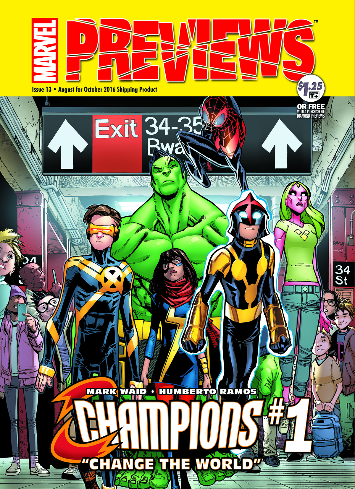 MARVEL PREVIEWS #13 AUGUST 2016 EXTRAS (Net)