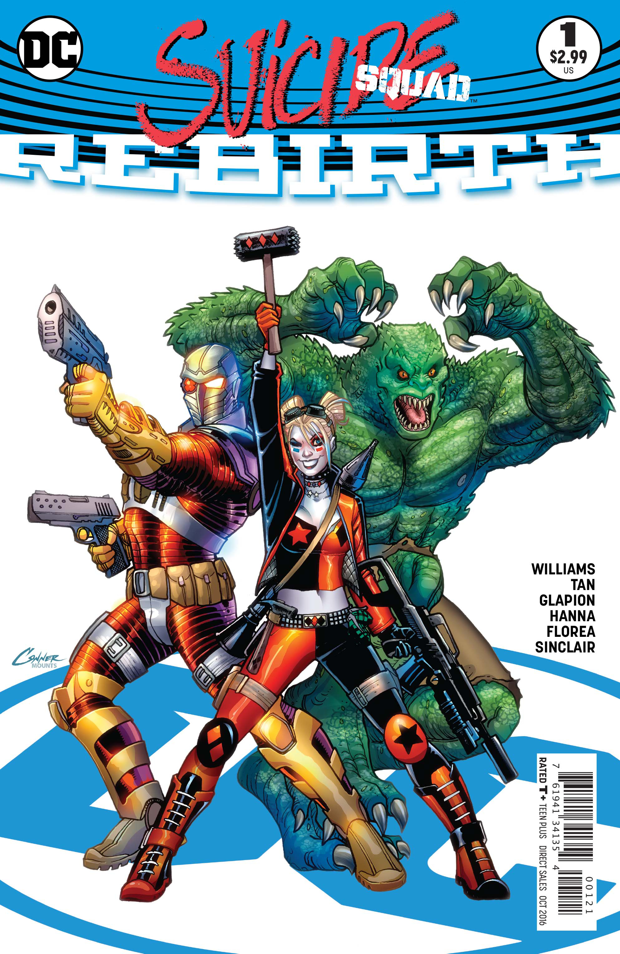 OCT190477 - SUICIDE SQUAD #1 CARD STOCK VAR ED - Previews World