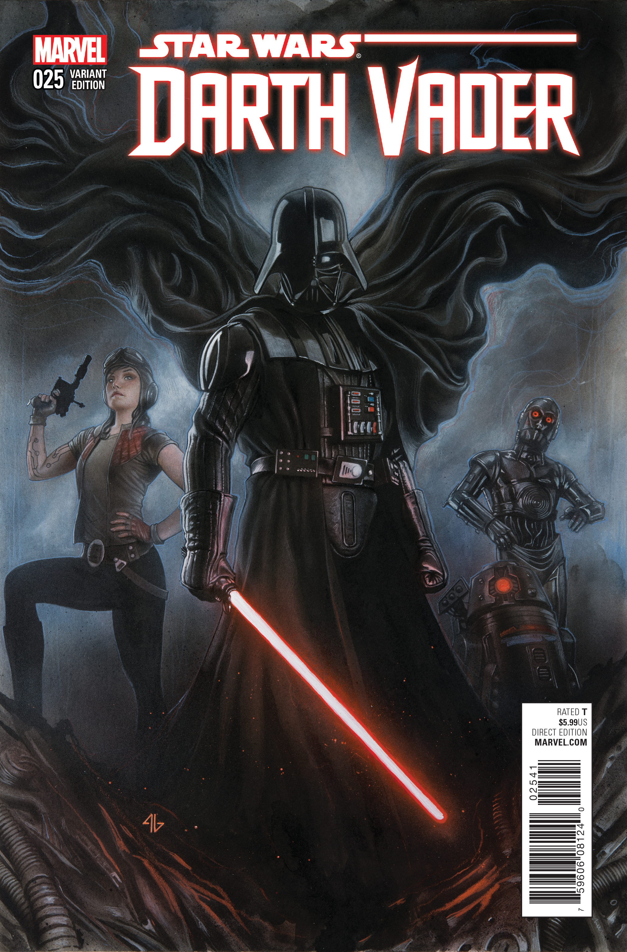 JUN160930 - DARTH VADER #25 GRANOV VAR - Previews World