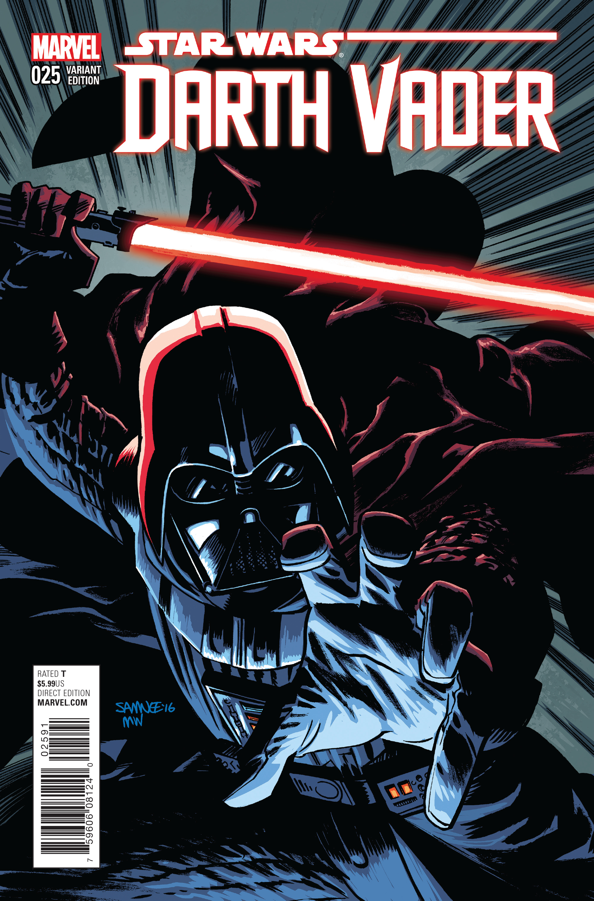 JUN160936 - DARTH VADER #25 SAMNEE VAR - Previews World