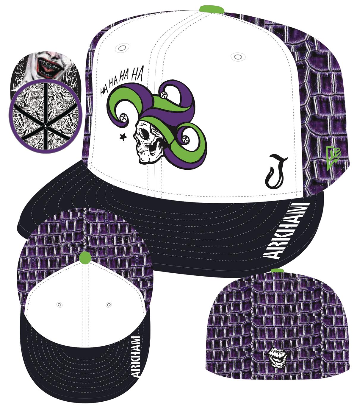 Joker fitted hot sale hat