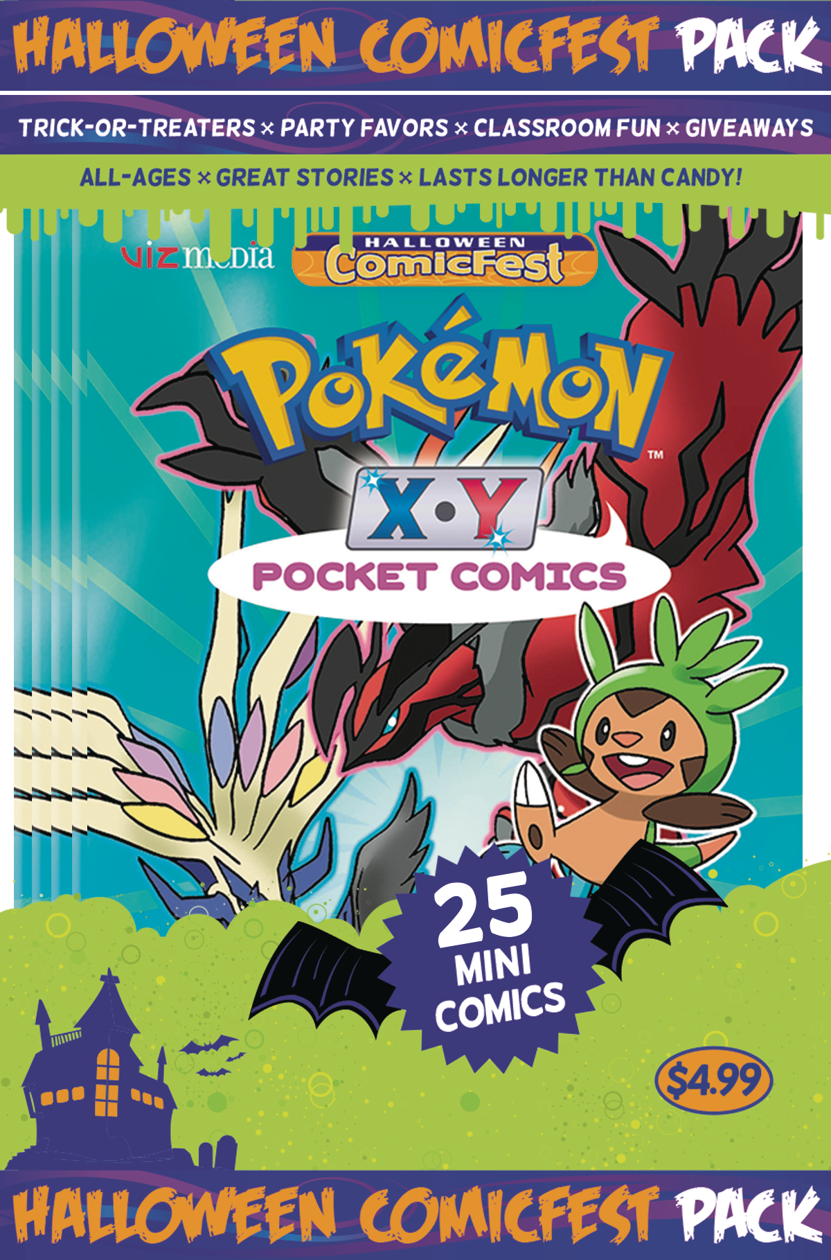 Jul Hcf 16 Pokemon Pocket Comics Xy Mini Comic Polypack Previews World