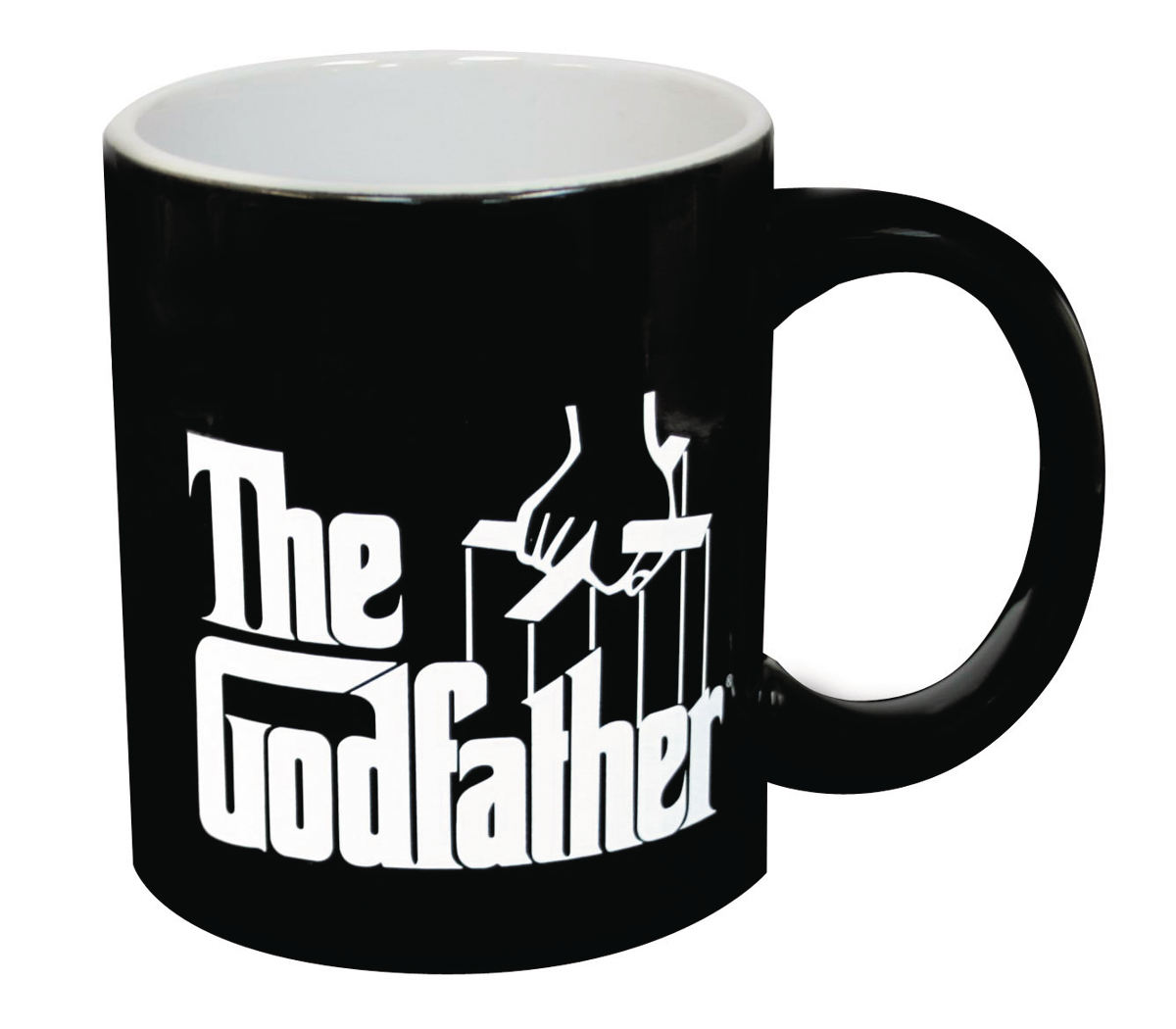 JUL163150 - GODFATHER LOGO BLACK CERAMIC MUG - Previews World