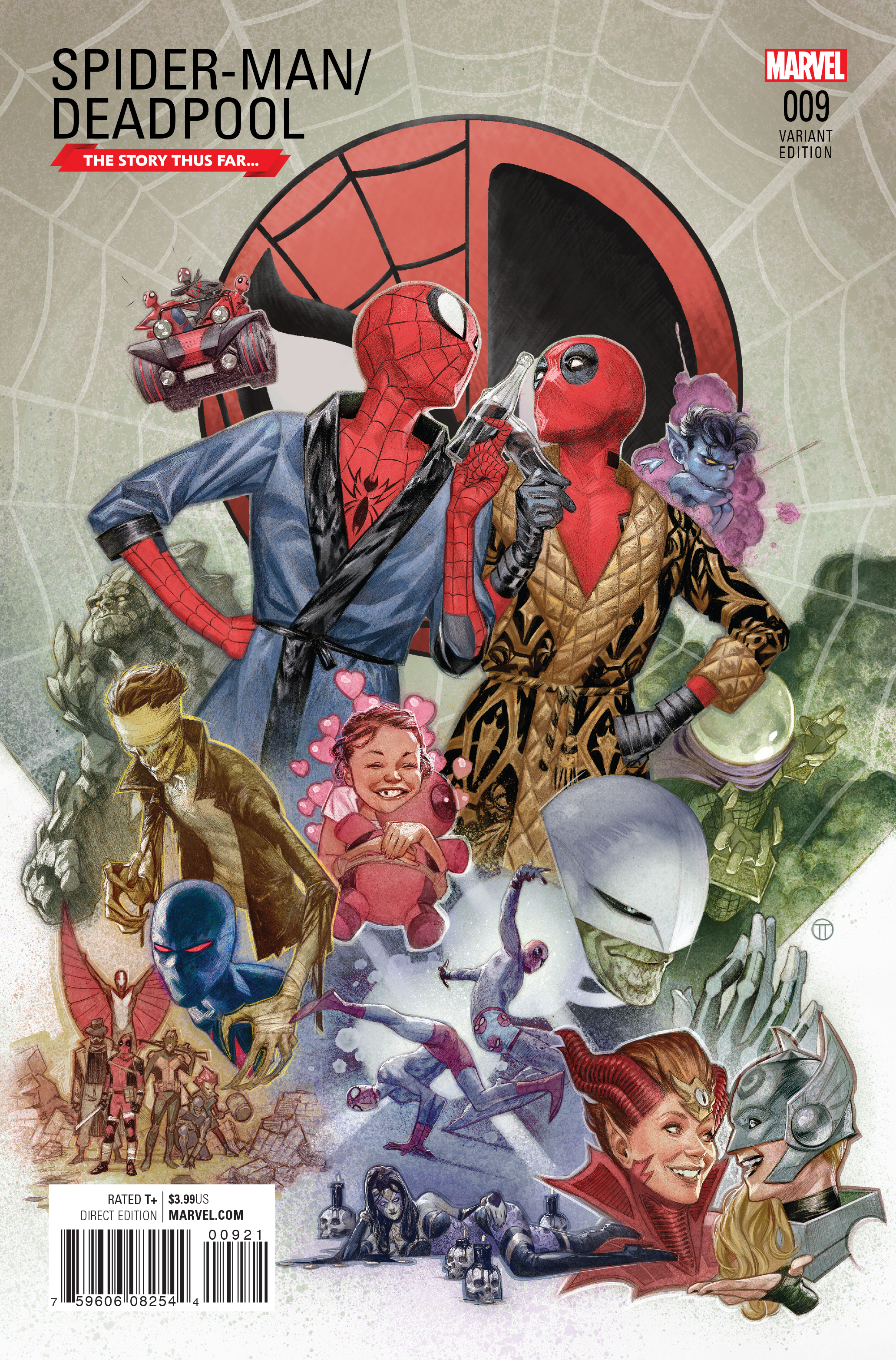 JUL160973 - SPIDER-MAN DEADPOOL #9 TEDESCO STORY THUS FAR VAR - Previews  World