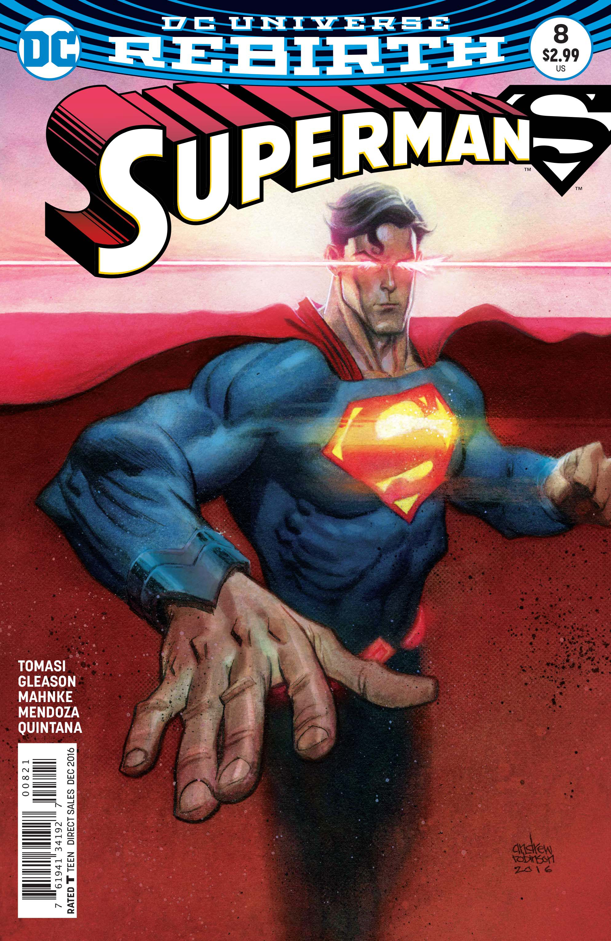 Aug160258 Superman 8 Var Ed Previews World