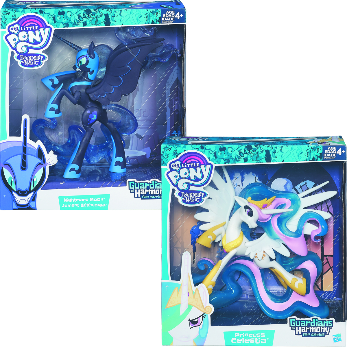 MAY168929 MLP GUARDIANS OF HARMONY FAN SER FIG ASST 201601 Previews World