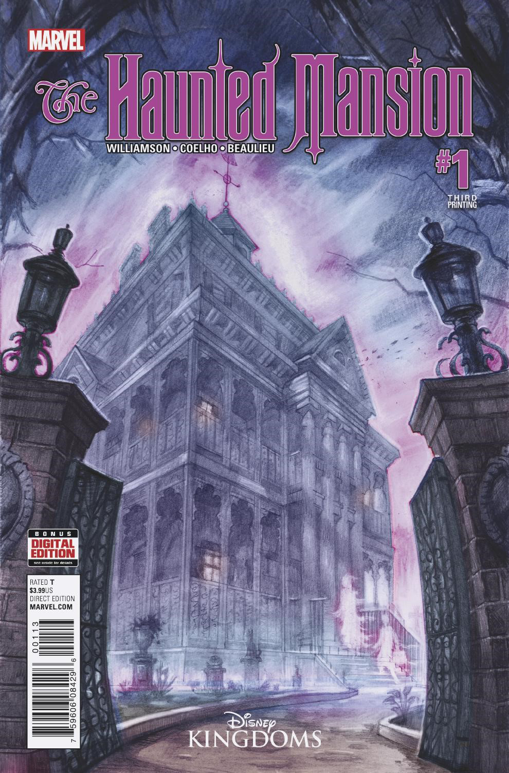 MAY169011 - HAUNTED MANSION #1 (OF 5) GIST 3RD PTG VAR - Previews