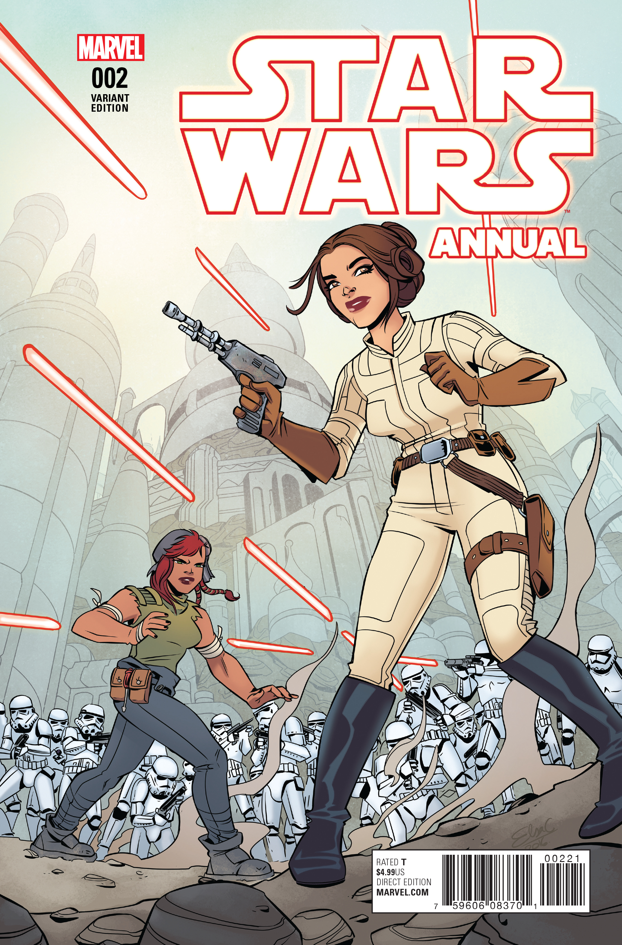 SEP161104 - STAR WARS ANNUAL #2 CHARRETIER VAR - Previews World