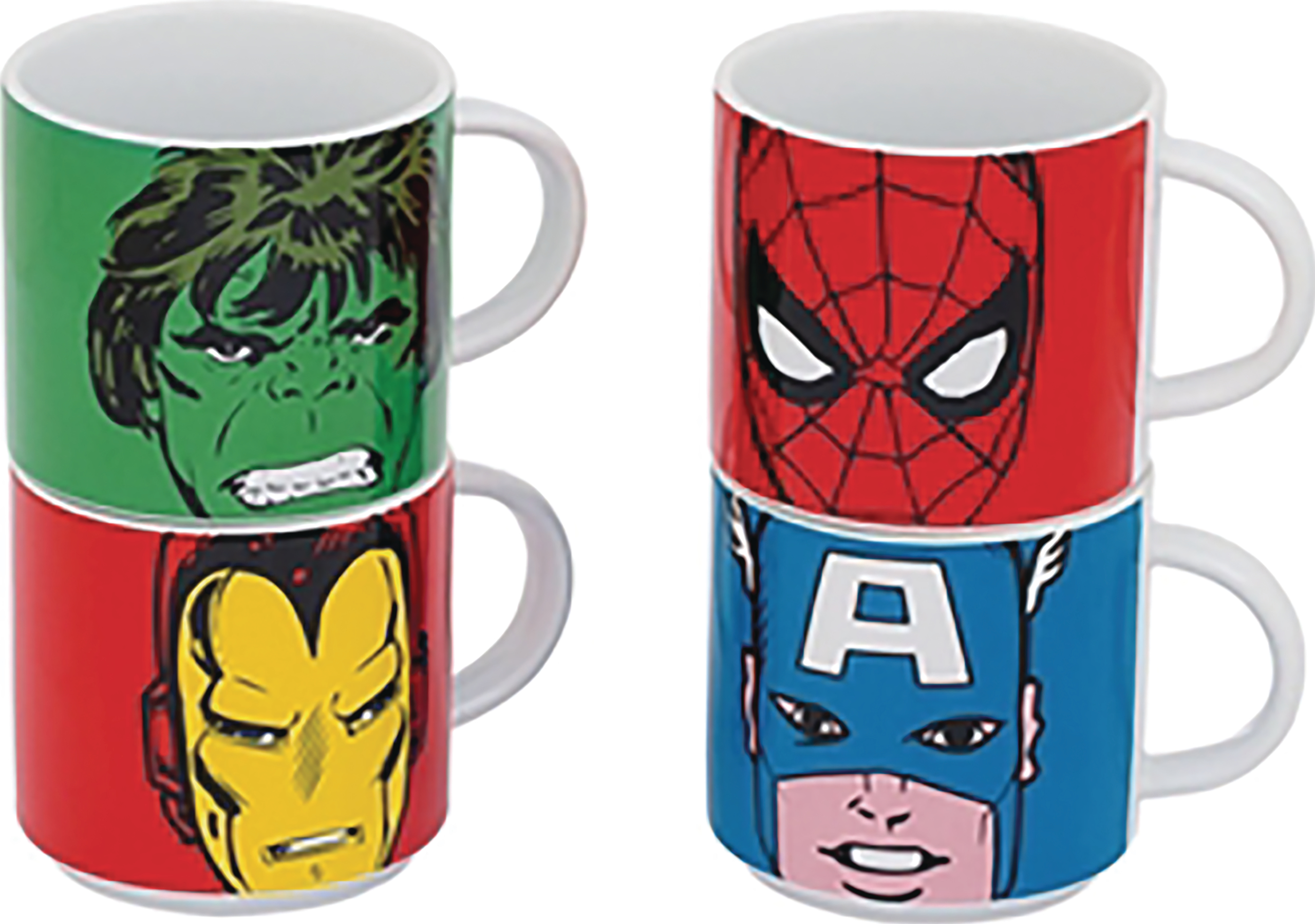 Marvel Multi Character 16oz Black Ceramic Mug
