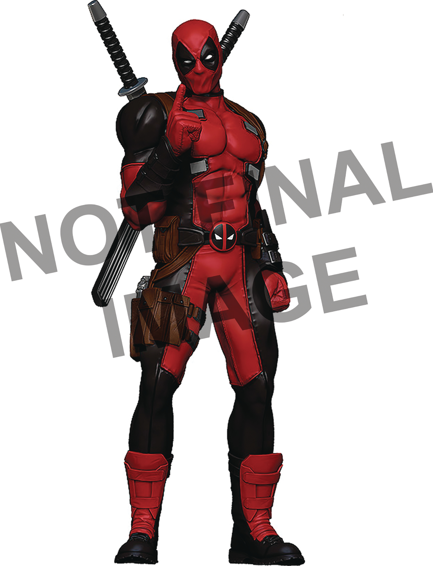 JUL168527 MARVEL HEROES DEADPOOL 1 1 FOAM REPLICA Previews World