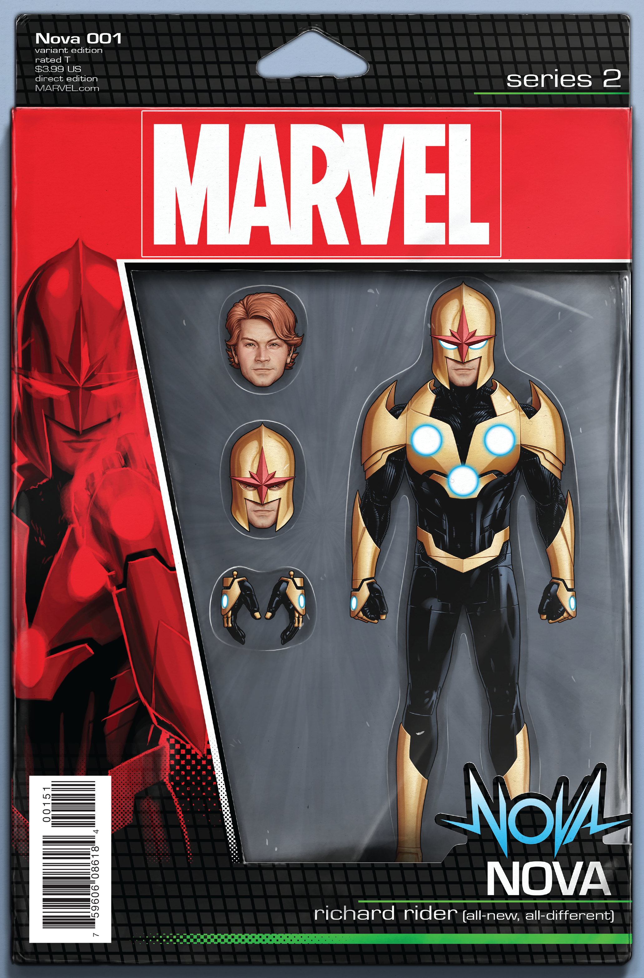 OCT160813 - NOVA #1 CHRISTOPHER ACTION FIGURE VAR NOW - Previews World