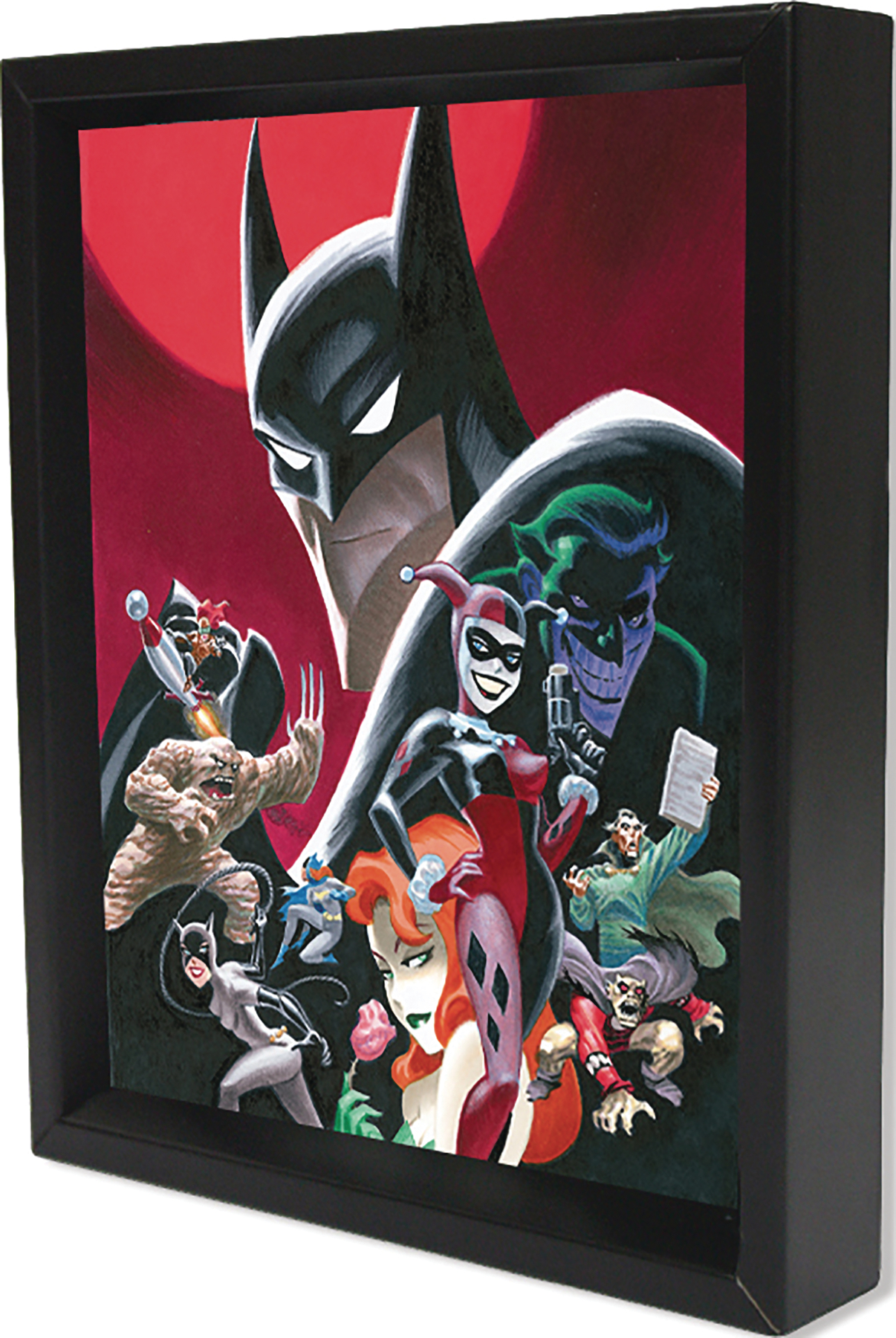 AUG168123 - BATMAN ANIMATED SERIES CAST LENTICULAR 3D SHADOWBOX - Previews  World