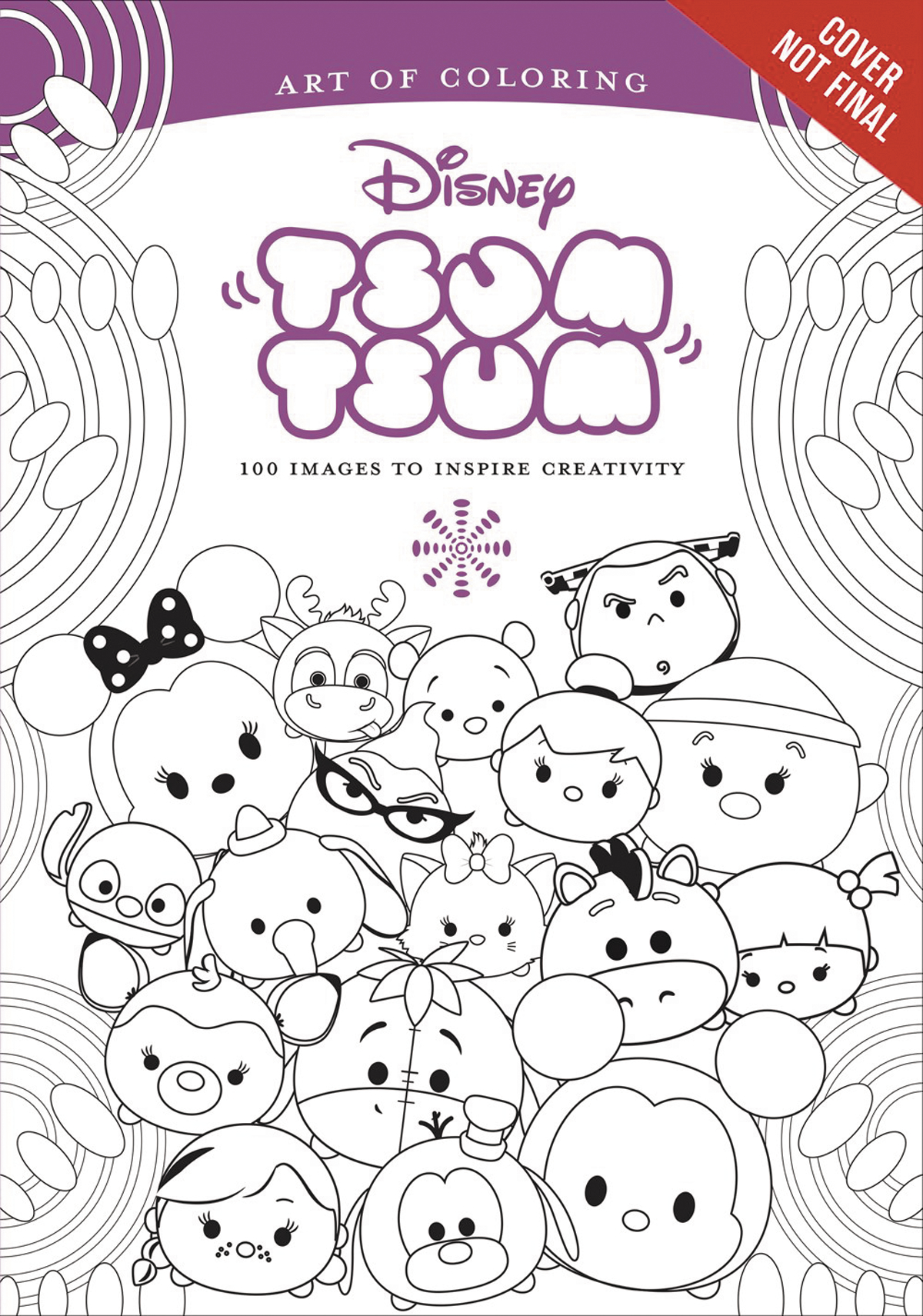 tsum tsum coloring pages to print