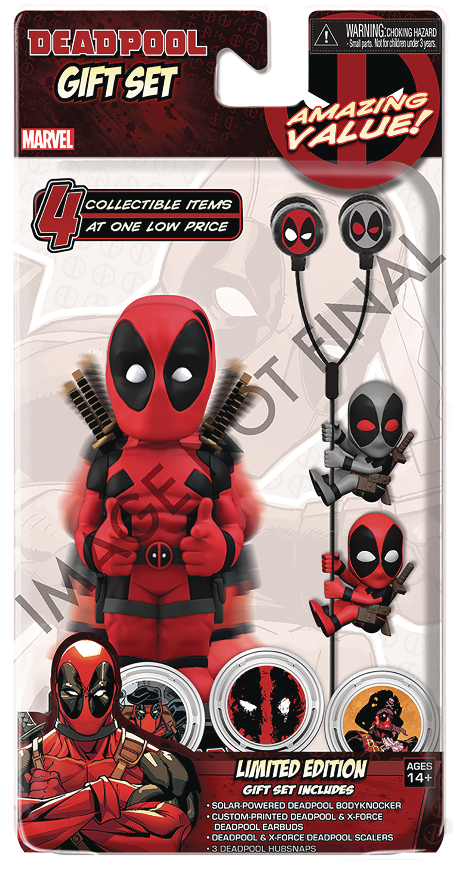 AUG168779 - MARVEL HEROES DEADPOOL LIMITED EDITION GIFT SET - Previews World