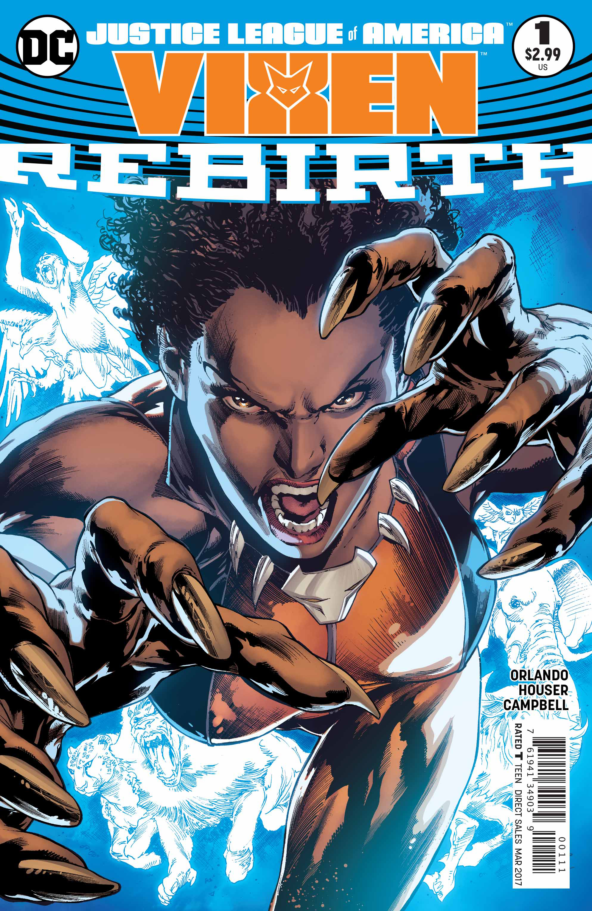 JUSTICE LEAGUE OF AMERICA VIXEN REBIRTH #1