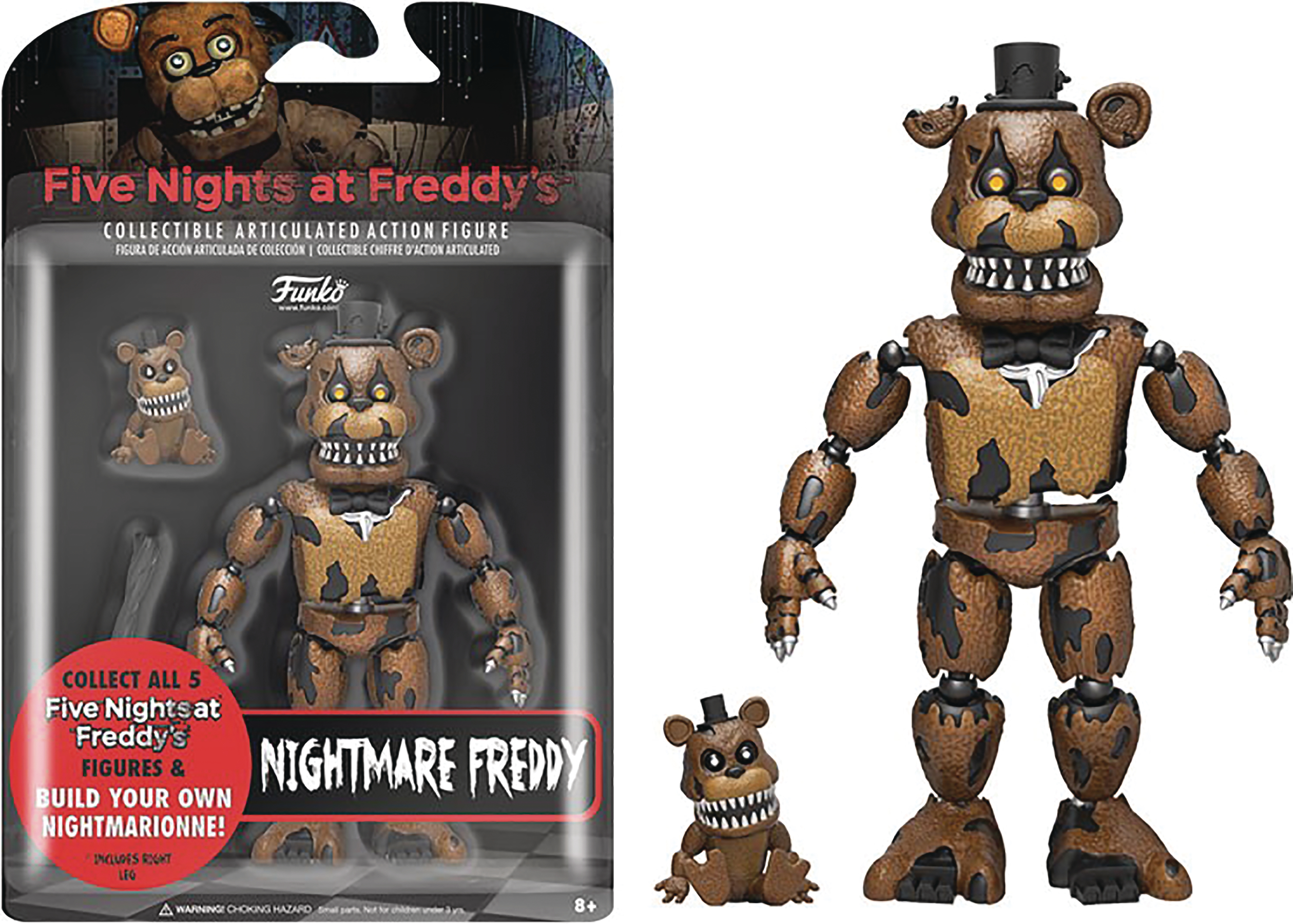 Sep Five Nights At Freddys Nightmare Freddy 5in Action Figure C Previews World