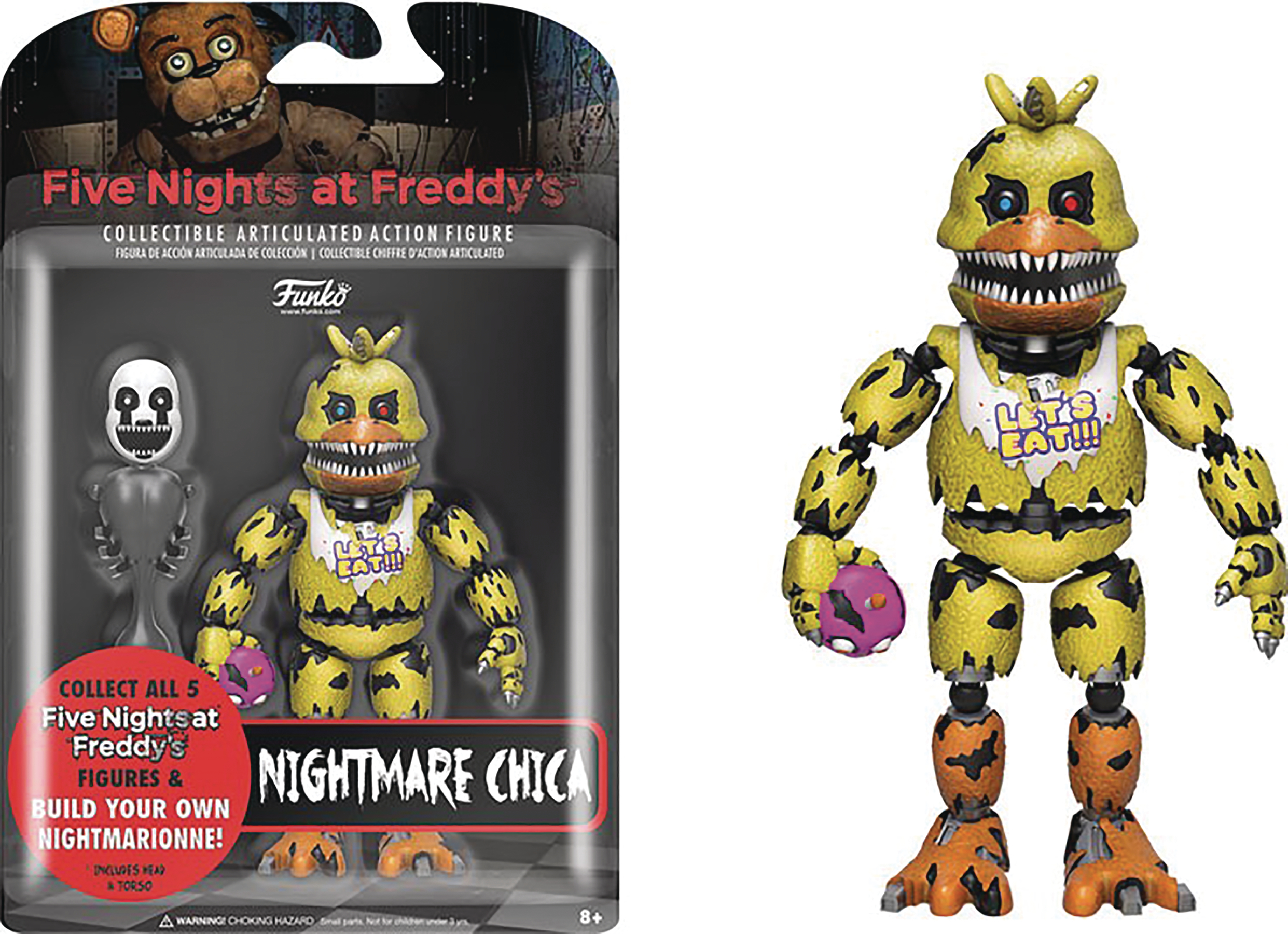 SEP168627 - FIVE NIGHTS AT FREDDYS NIGHTMARE FREDDY 5IN ACTION FIGURE (C -  Previews World