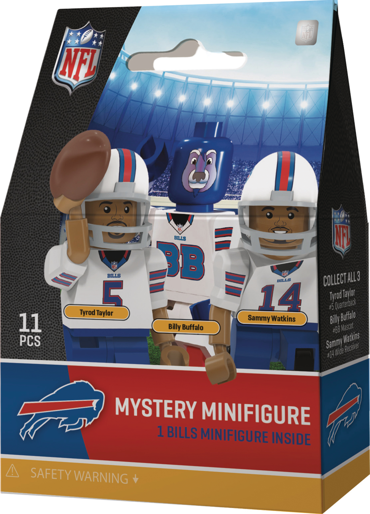 Buffalo Bills Home Jersey NFL Action Figure Set :