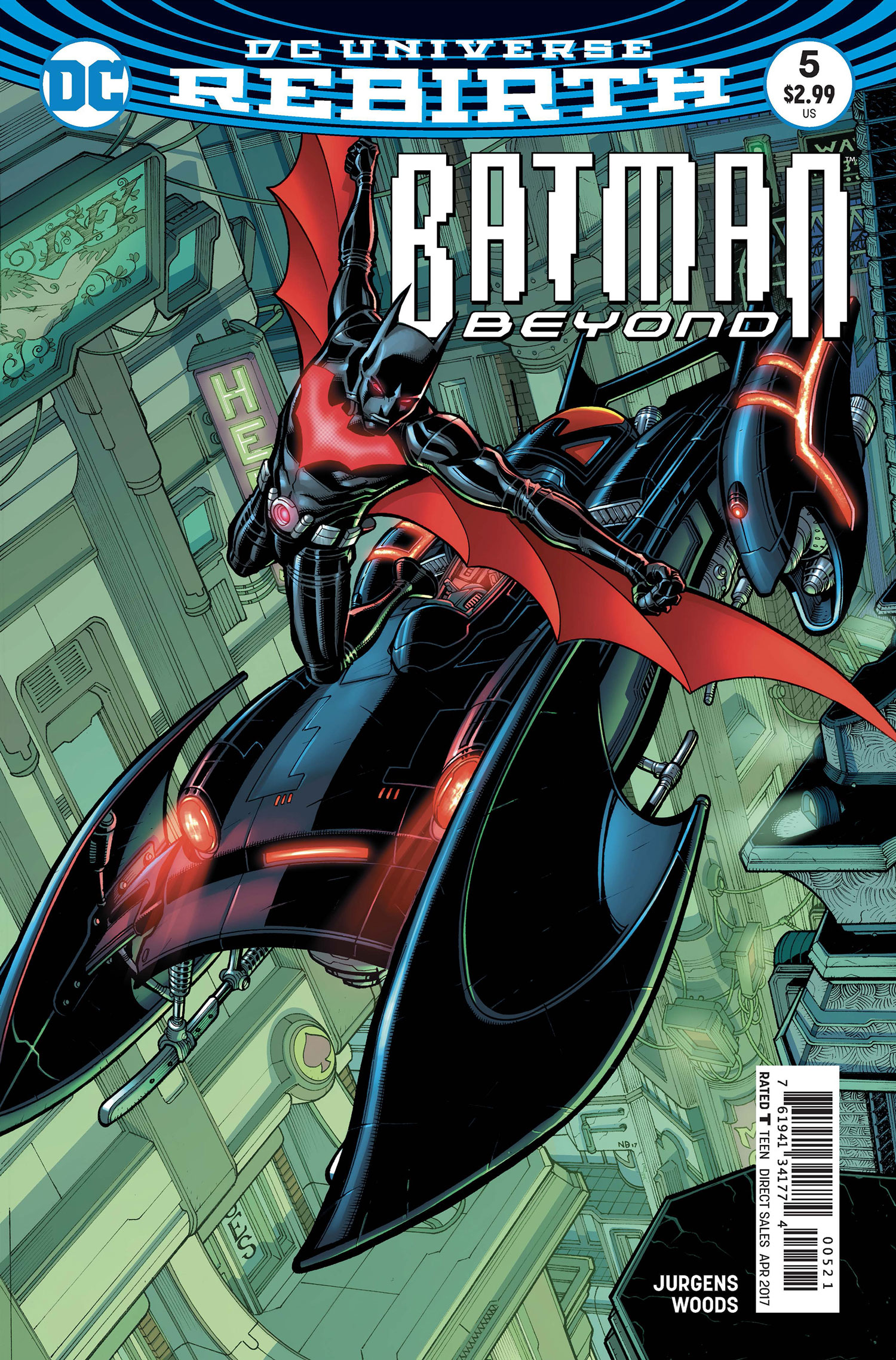 DEC160254 - BATMAN BEYOND #5 VAR ED - Previews World