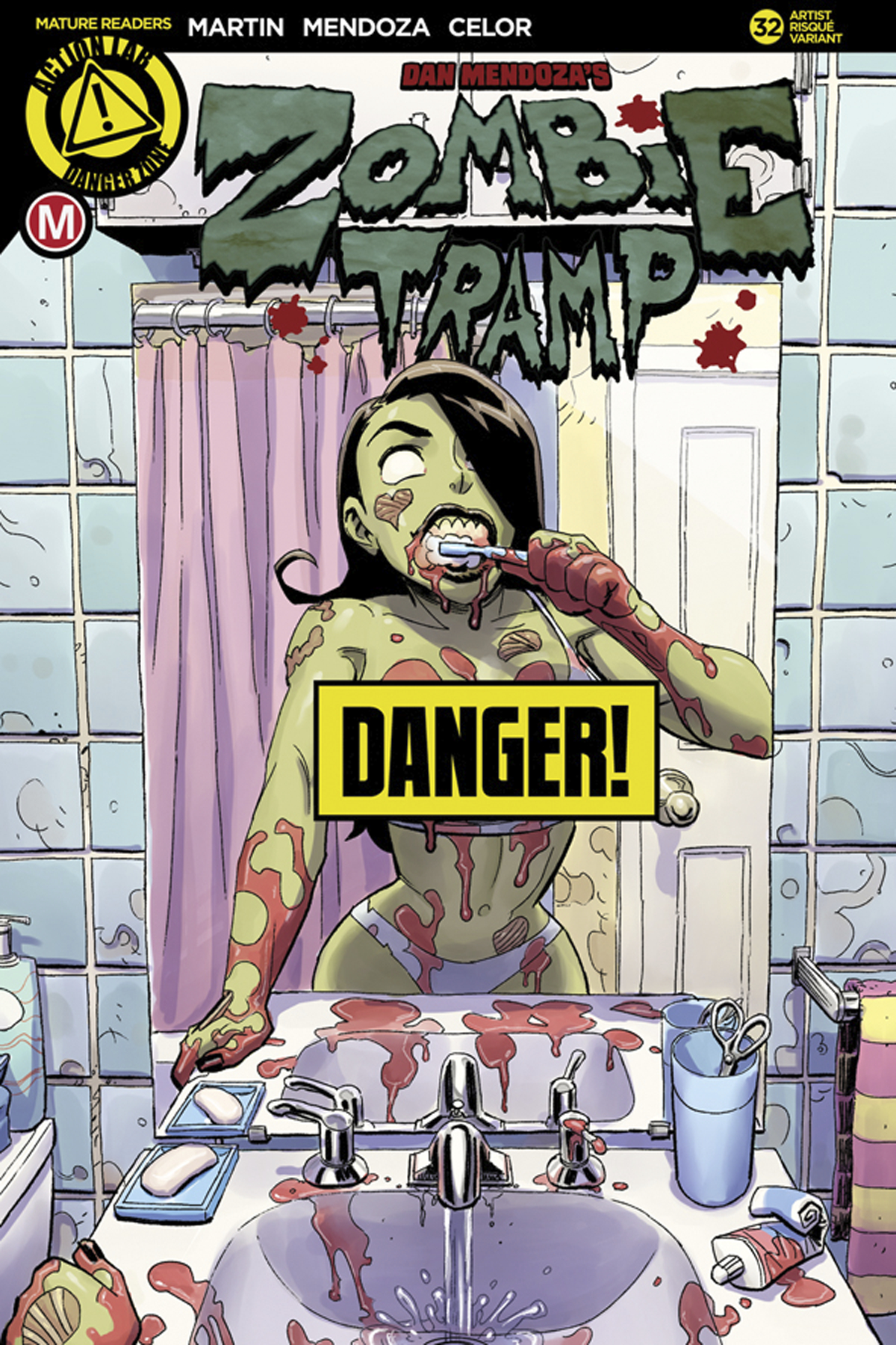 ZOMBIE TRAMP ONGOING #32 CVR F WINSTON YOUNG RISQUE (MR)
