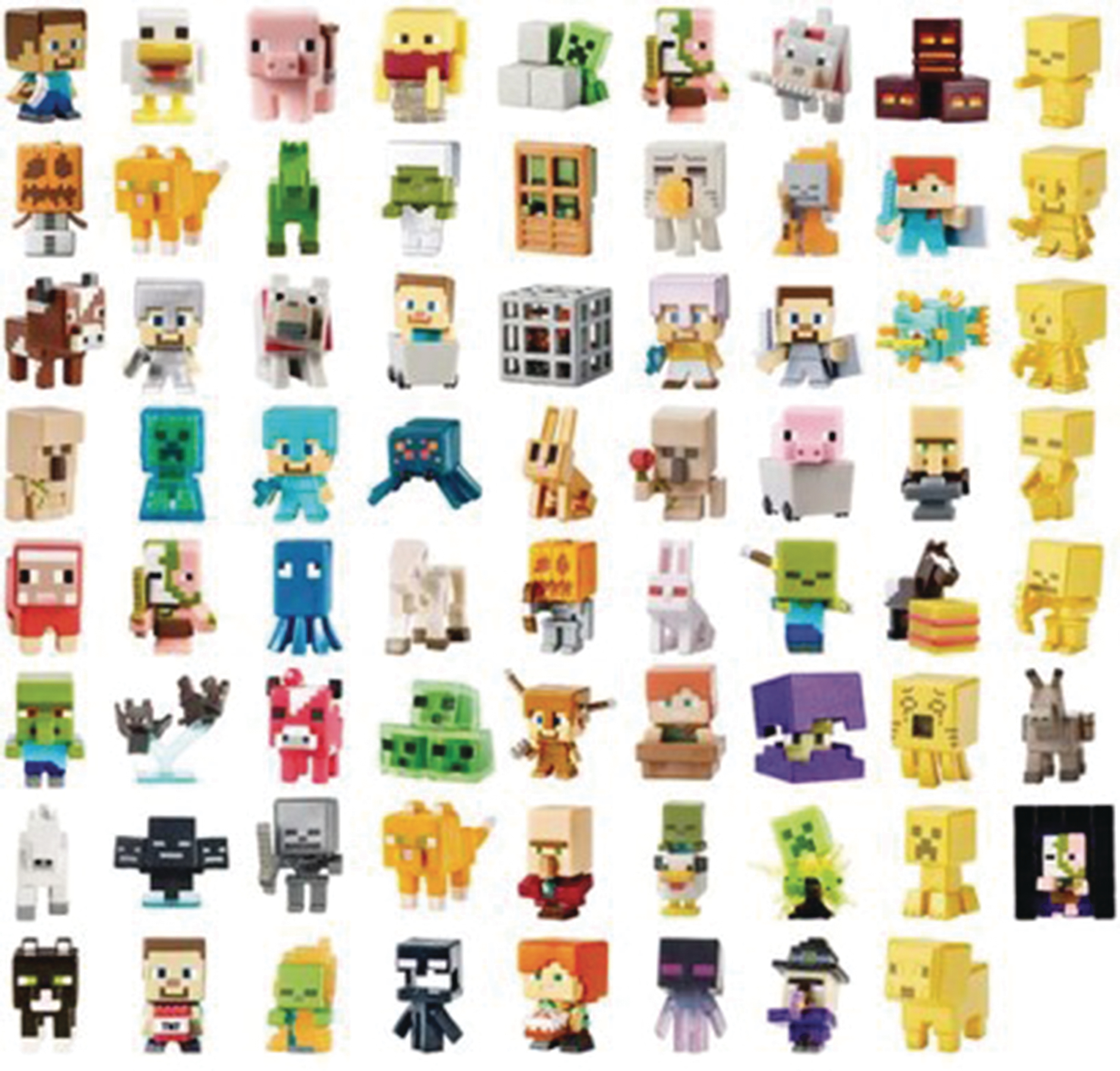 Minecraft mini hot sale characters