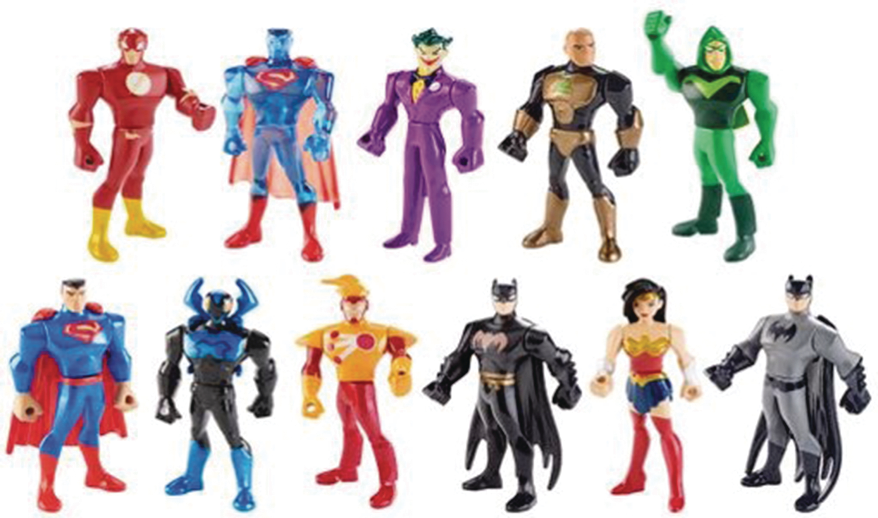 Justice league store mini figures