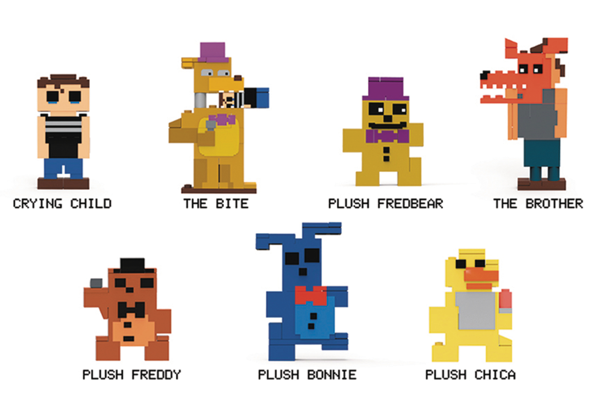 Five Nights at Freddy's 8-Bit Buildable Figure: Plush Fredbear