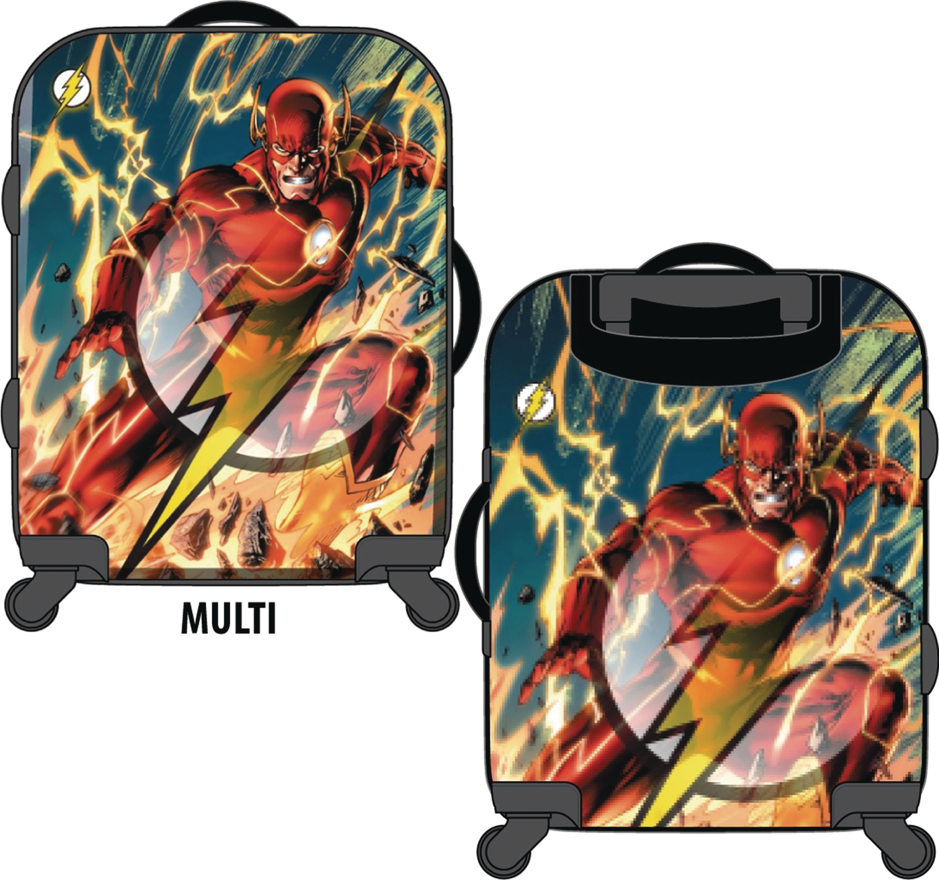 dc comics luggage