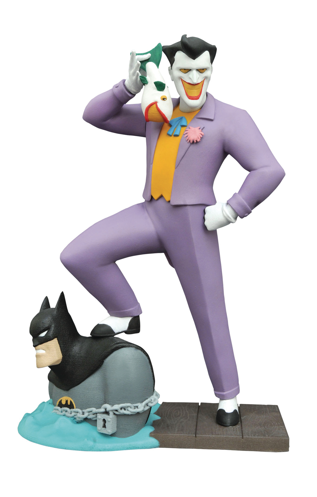 JAN172652 - DC GALLERY BATMAN TAS LAUGHING FISH JOKER PVC FIGURE - Previews  World