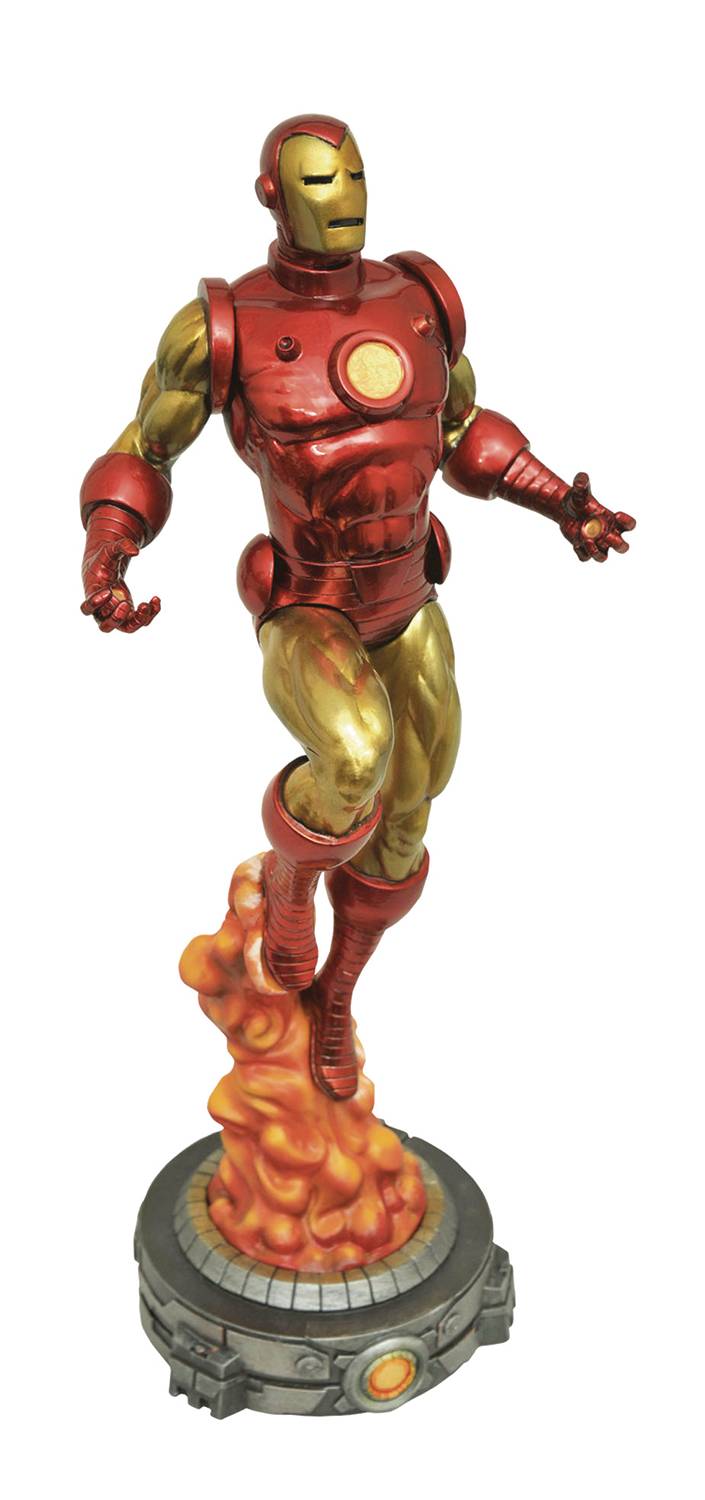 JAN172648 - MARVEL GALLERY COMIC CLASSIC IRON MAN PVC FIG