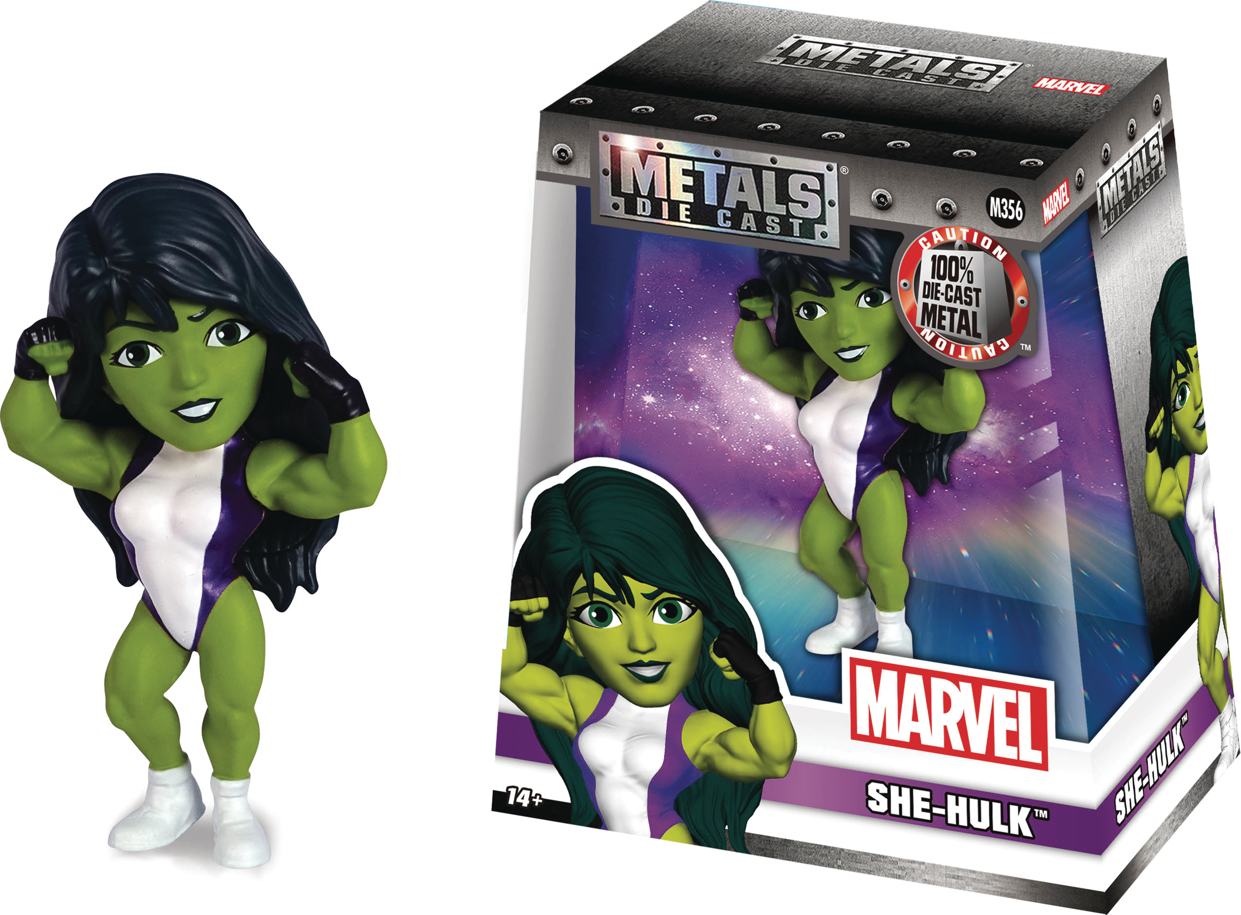 OCT169014 - METALS MARVEL GIRLS W1 SHE-HULK 4IN DIE-CAST FIG - Previews ...