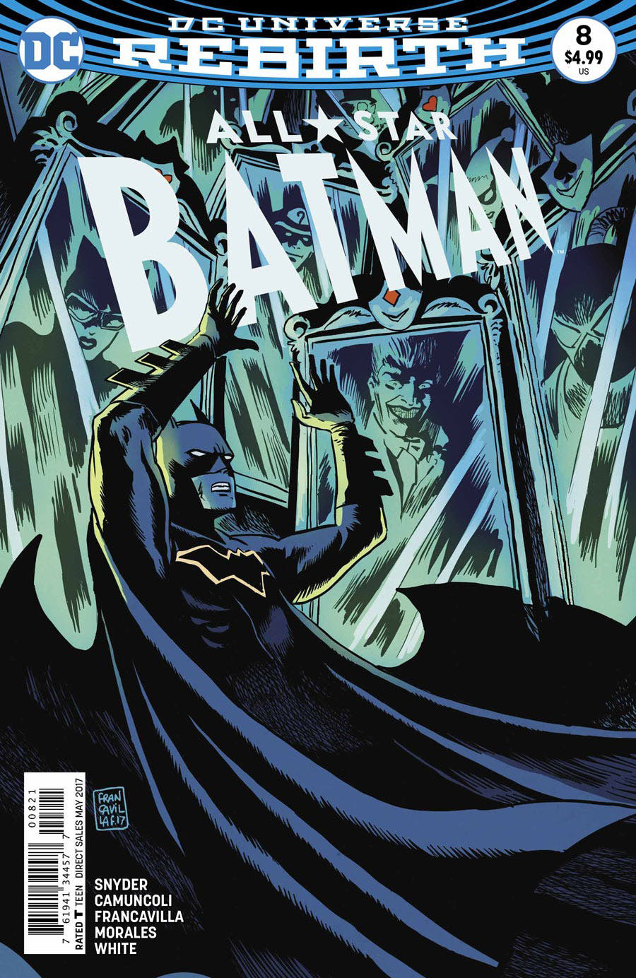 JAN170230 ALL STAR BATMAN 8 FRANCAVILLA VAR ED Previews World