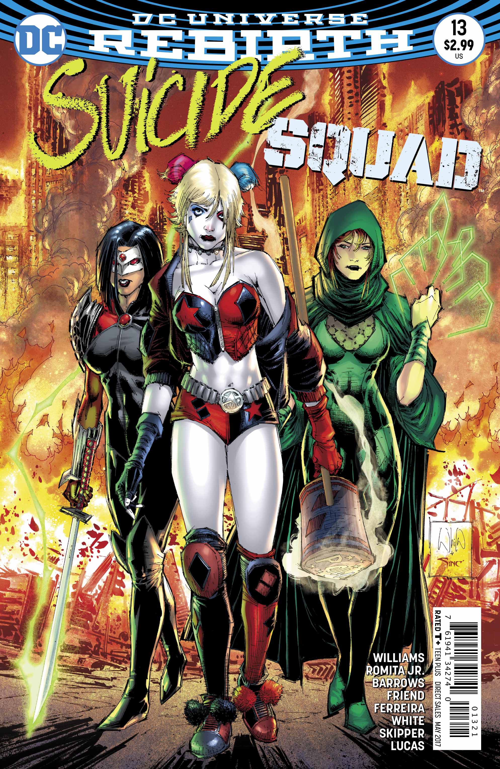 OCT190477 - SUICIDE SQUAD #1 CARD STOCK VAR ED - Previews World