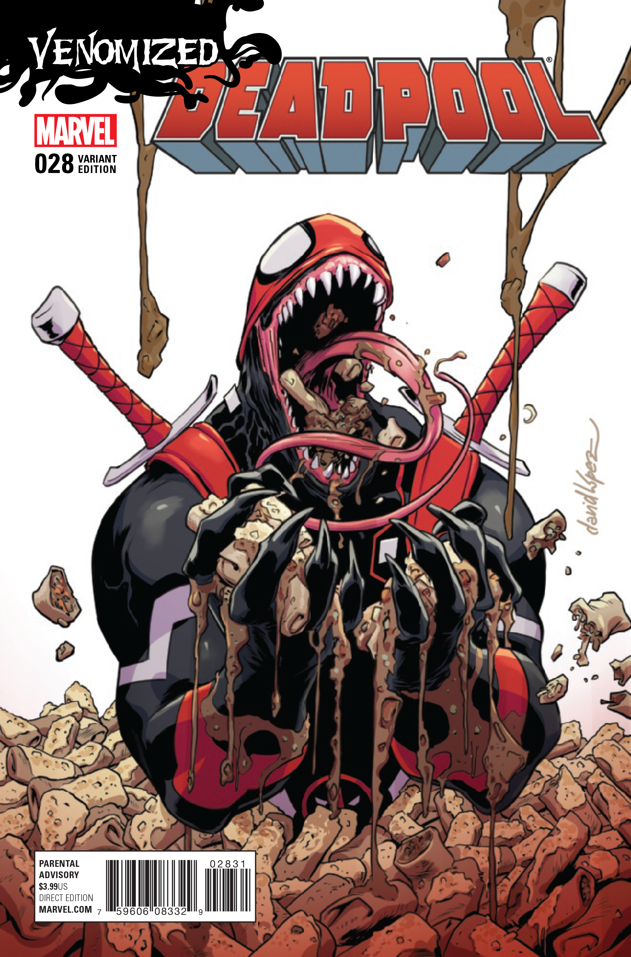 JAN171059 - DEADPOOL #28 LOPEZ VENOMIZED VAR - Previews World