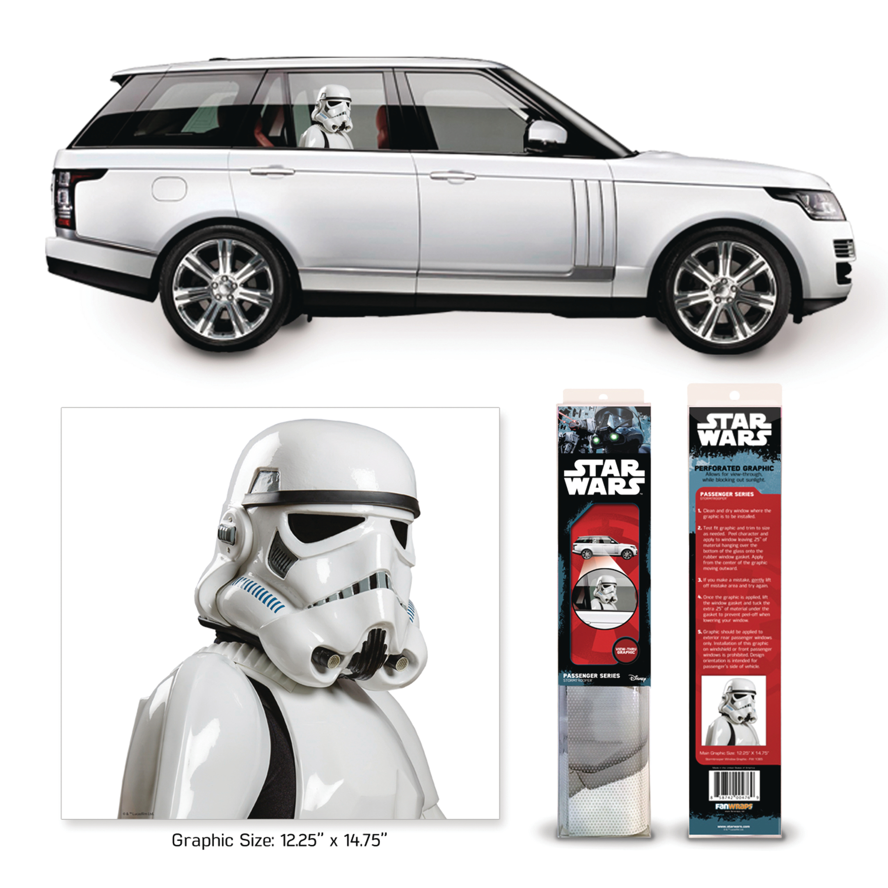 Stormtrooper window hot sale decal