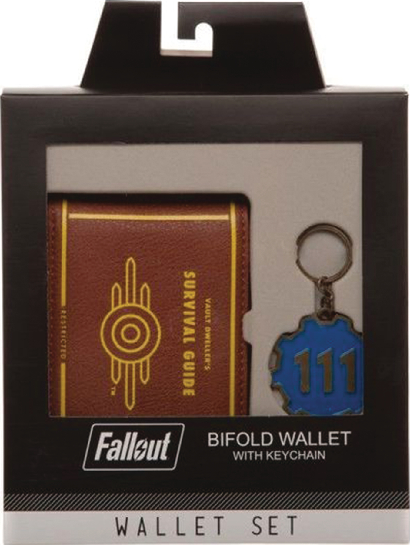 NOV168834 FALLOUT 111 WALLET KEYCHAIN SET Previews World