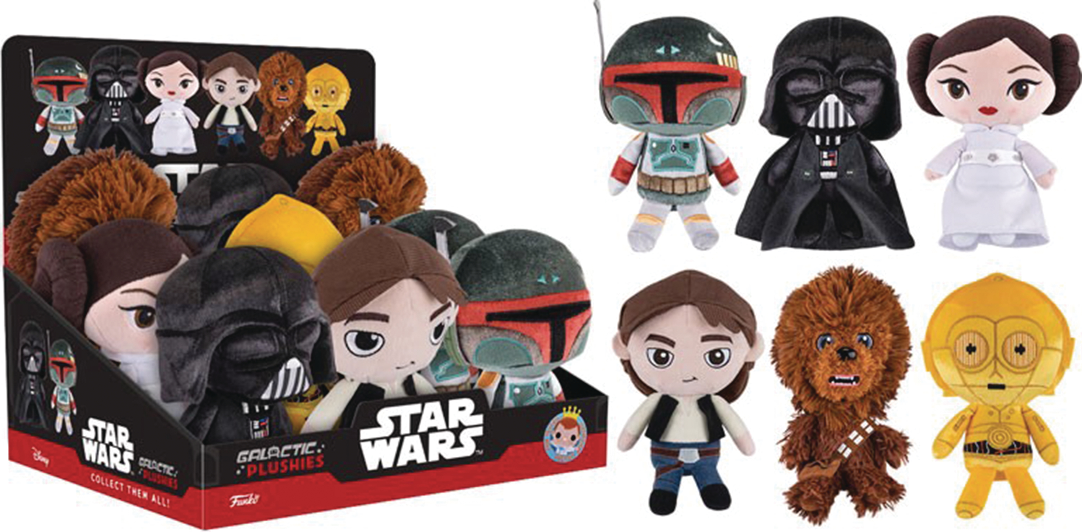 funko galactic plushies star wars