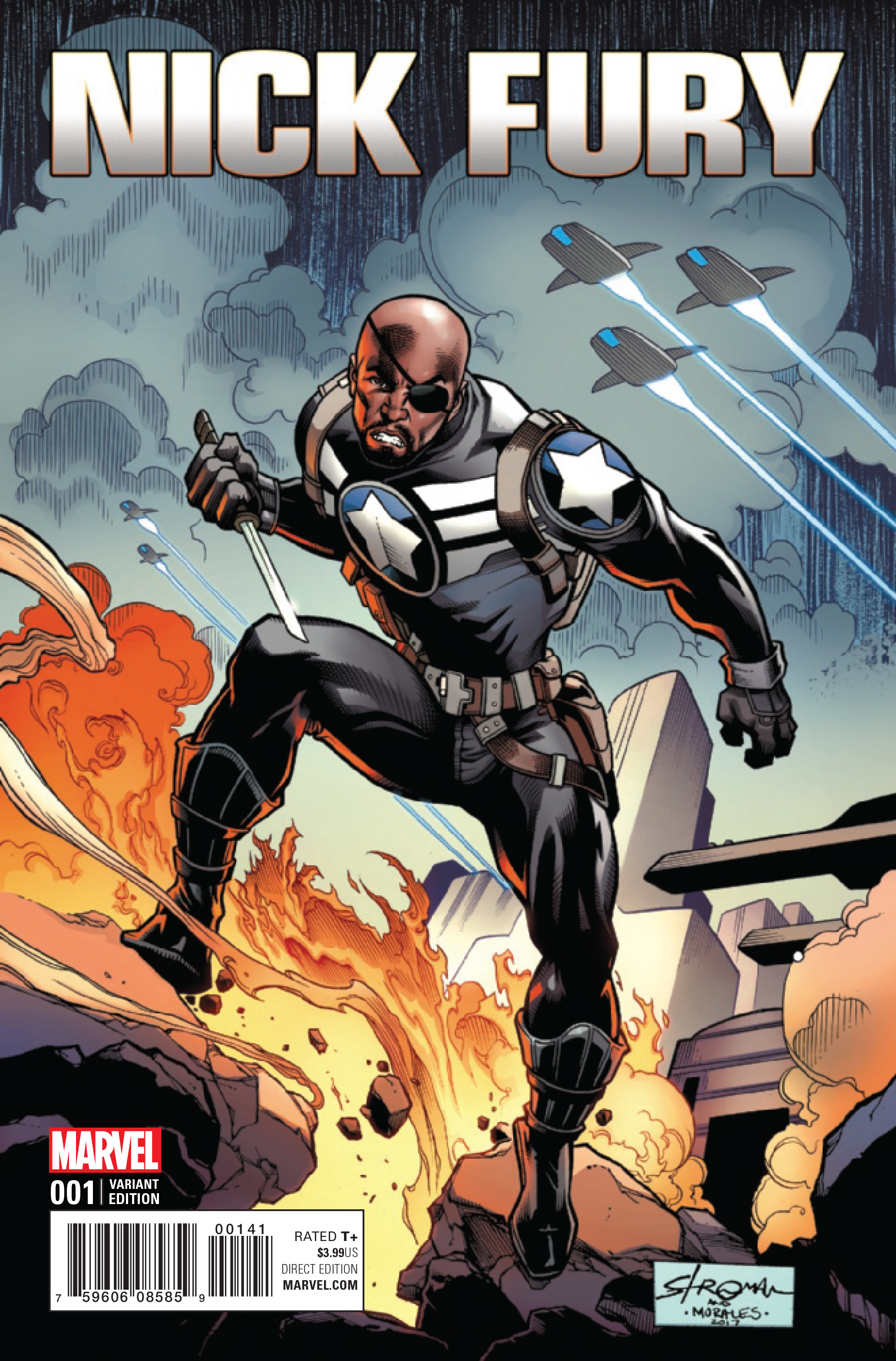 FEB170813 - NICK FURY #1 STROMAN VAR - Previews World